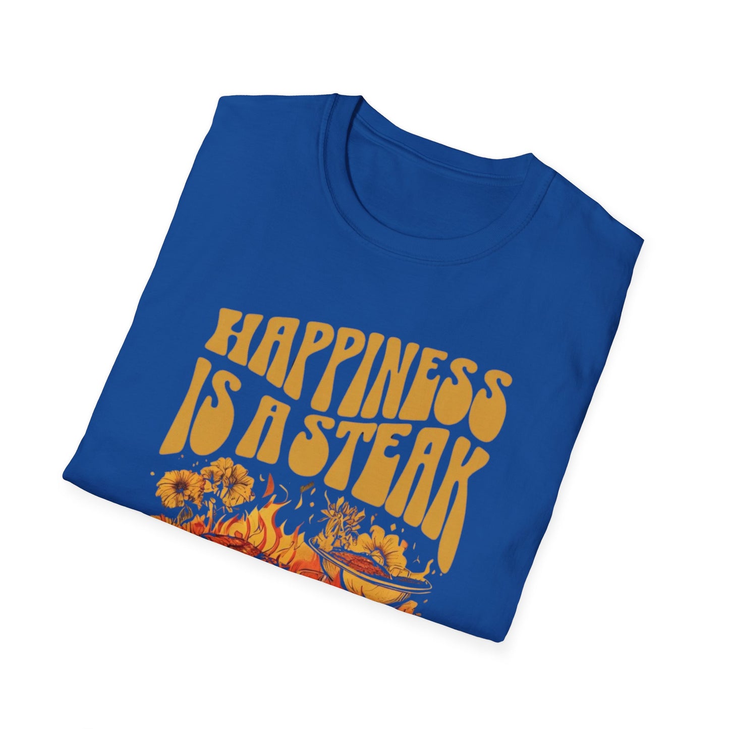 Groovy Meat Shirt for Carnivore TShirt for Steak Lover gifts for Christmas present for Meat Lover T Shirts Happiness Is A Steak T-shirt gift