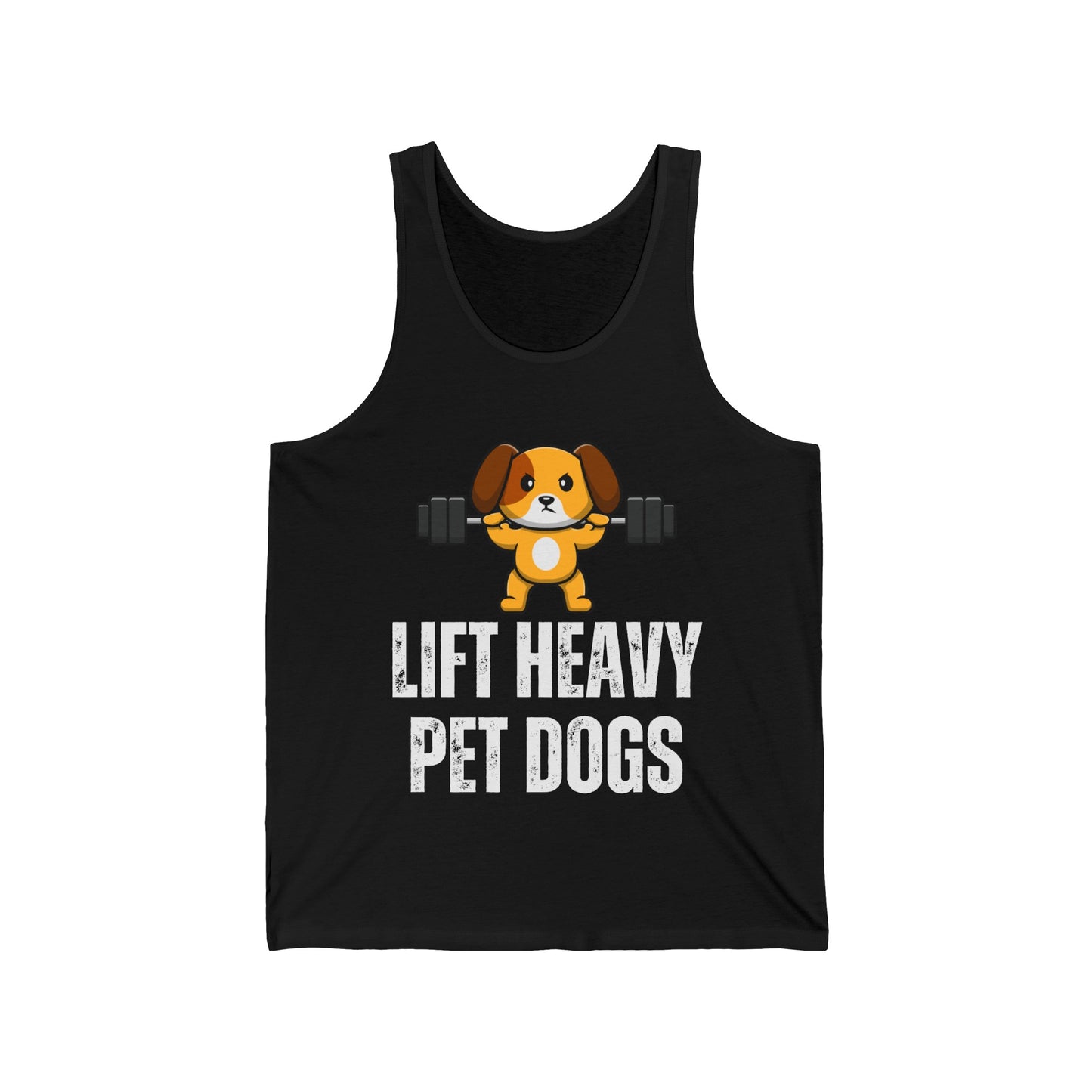 LIFT HEAVY Pet DOGS Tank Top for Gym Lovers gift for Dog Lover Tank Tops Funny Dog Shirt Dog Lifting Weights Dog Working Out Tee