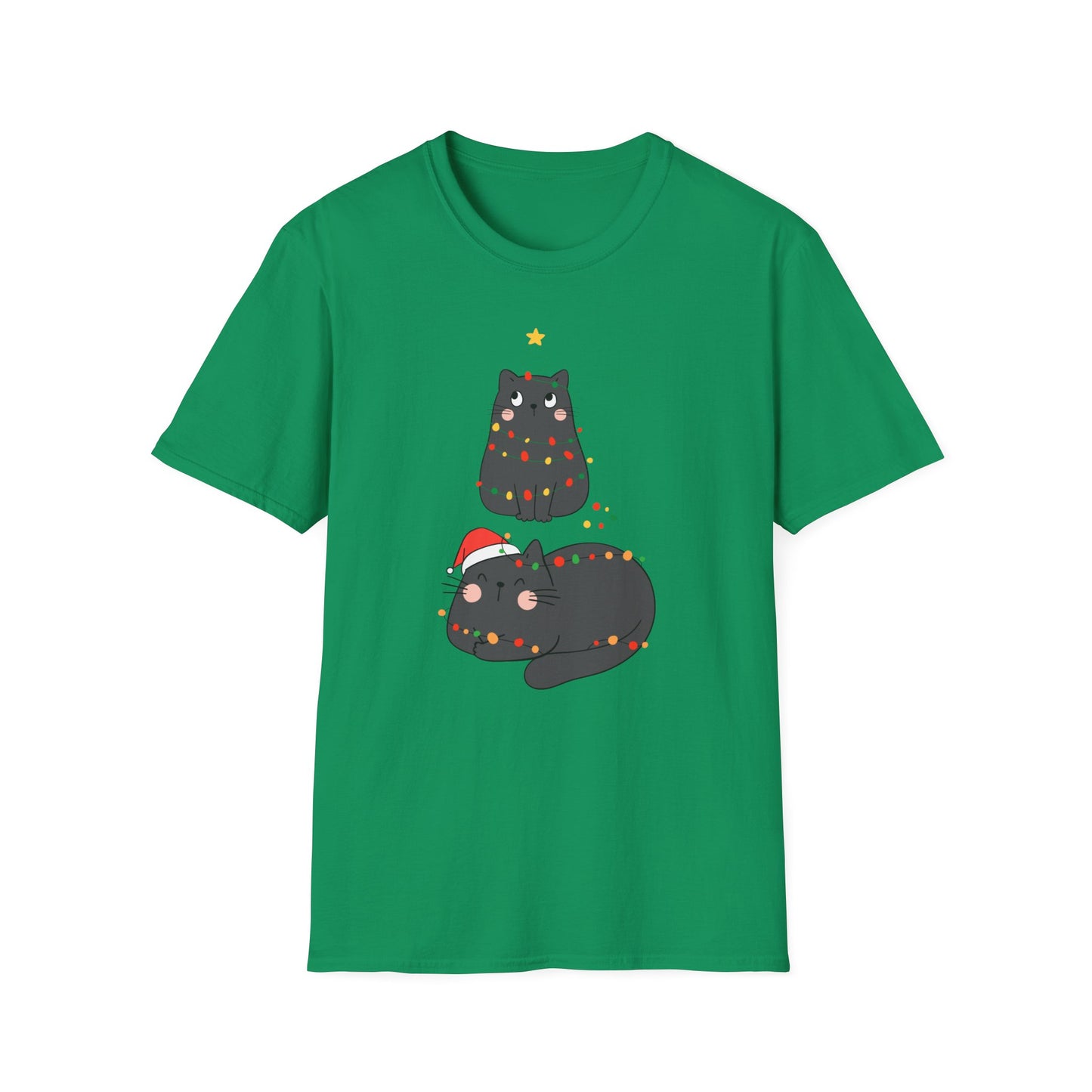 Comfy Cat Shirt for Christmas gift for Cat Lovers T-shirt for Cats Mom gifts for Friends Birthday presents for Cat Enthusiast Tshirts Her