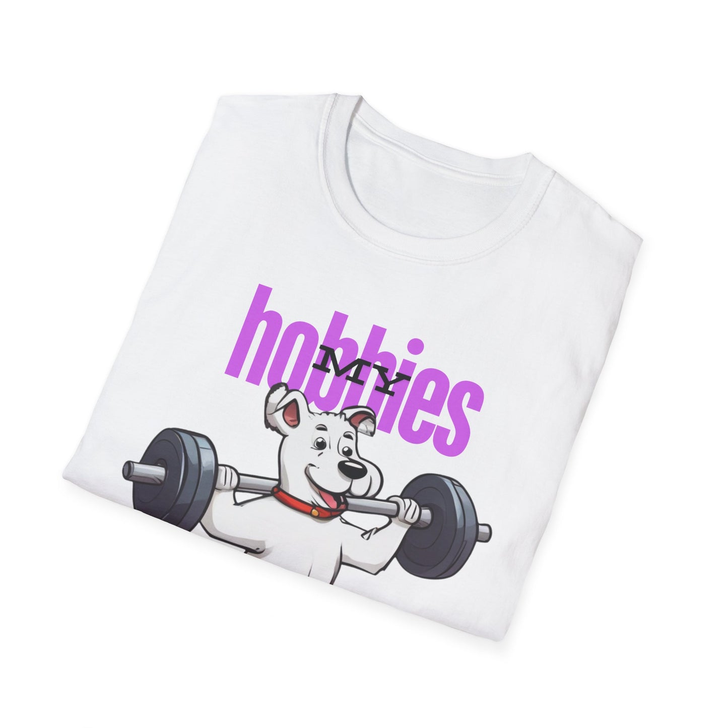 Dog Lover T-shirt for Dog Mom gift for Gym Rat T Shirts for Gym Girl Workout Enthusiasts gifts for Weightlifter gift Crossfit Shirt for Dog Dad