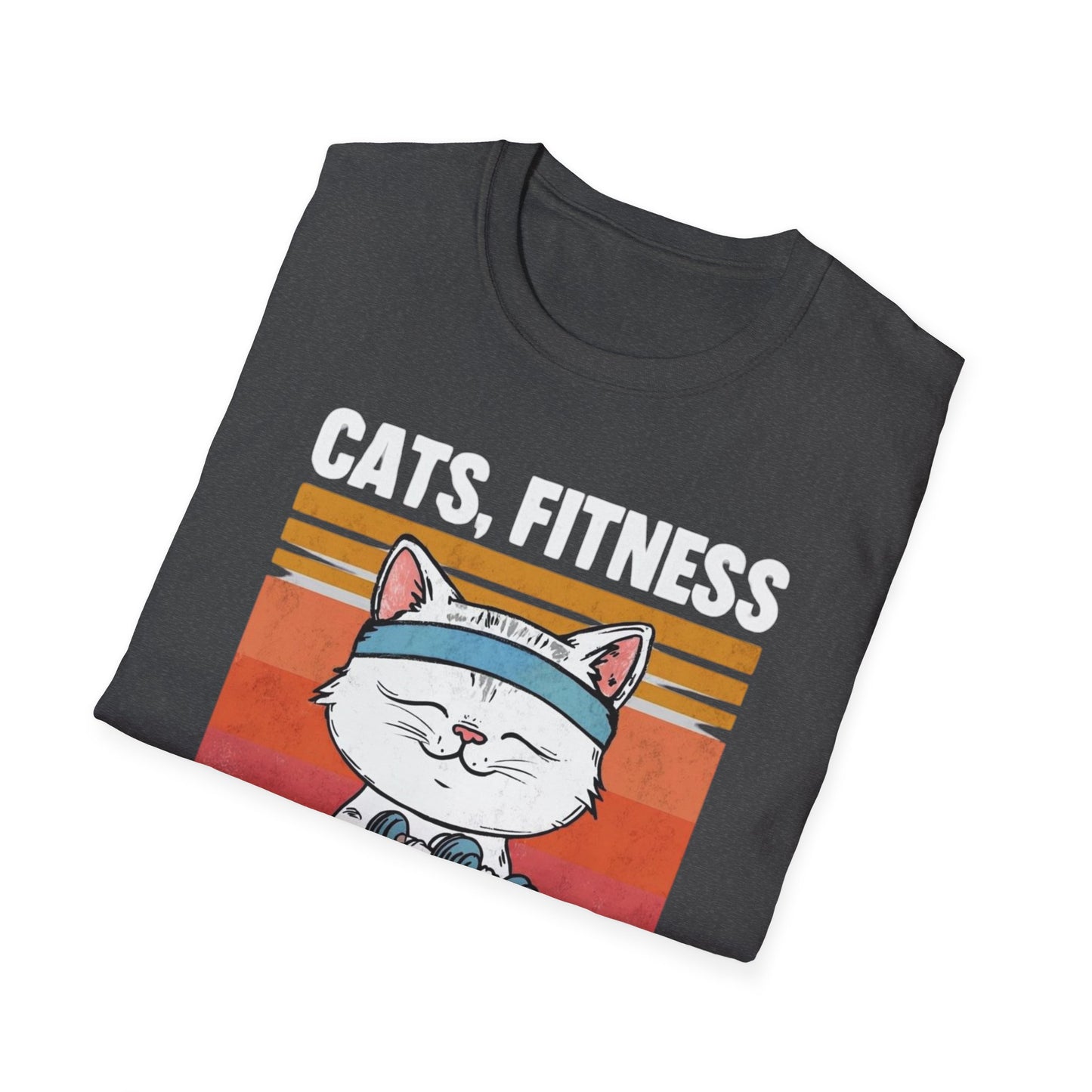 Cat Fitness Shirt for cats Lover gifts for Pet Lovers T-shirt for Gym Rat T Shirt Funny Dog T Shirts CATS Fitness and Not Much Else Tees