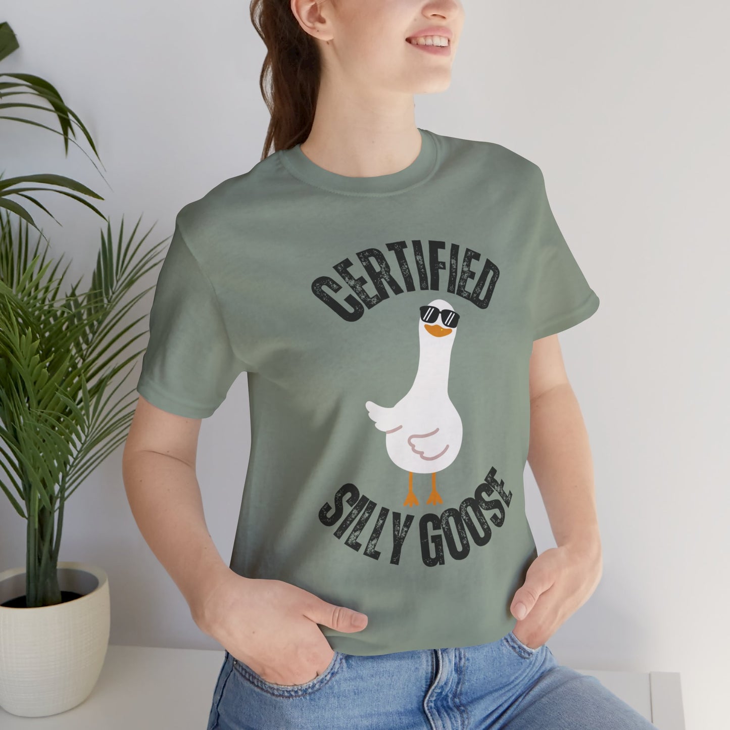 SILLY GOOSE SHIRTS Funny Animal Shirt for Animal Lover gift Funny T Shirt Farmer gifts her Certified Silly Goose T-shirts