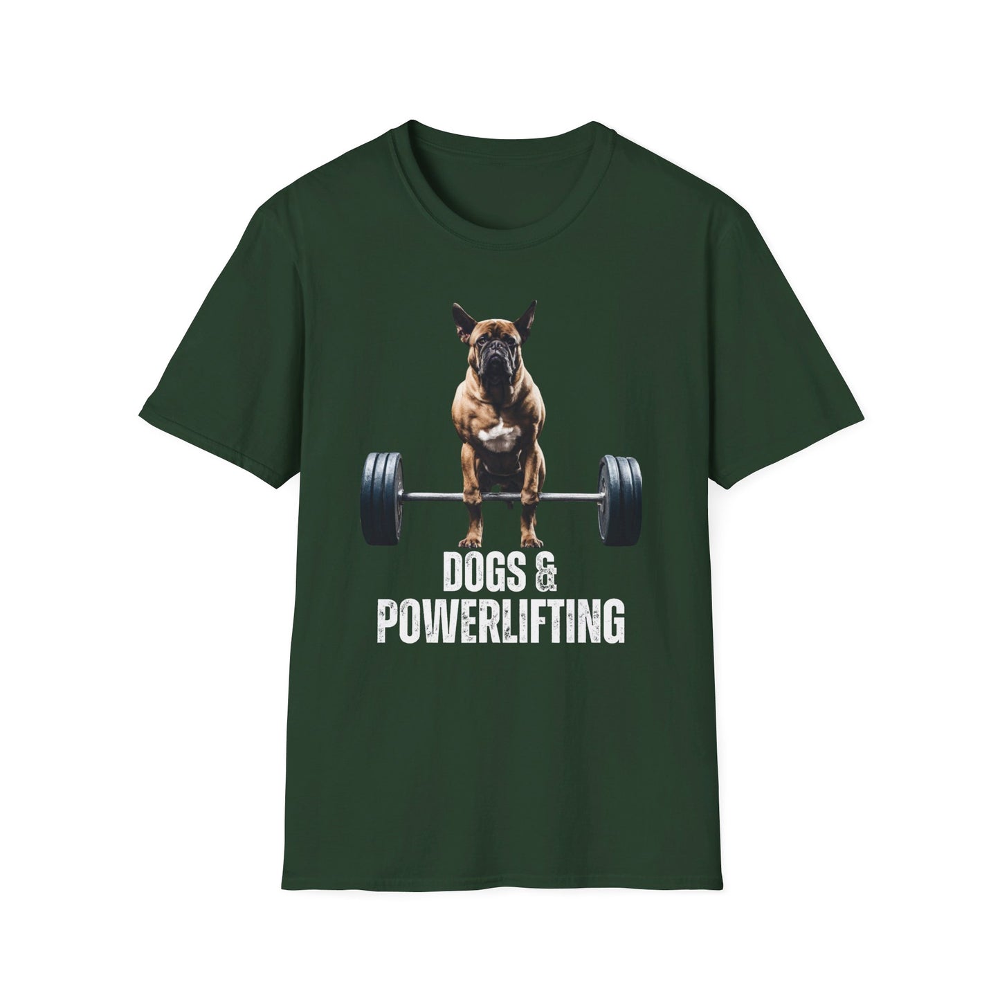 Dog Powerlifting Shirt for Dog Lover gifts for Gym Tshirts for Weightlifting T-shirt for Dog Dad gift for Dog Mom T-shirts for Powerlifter gift