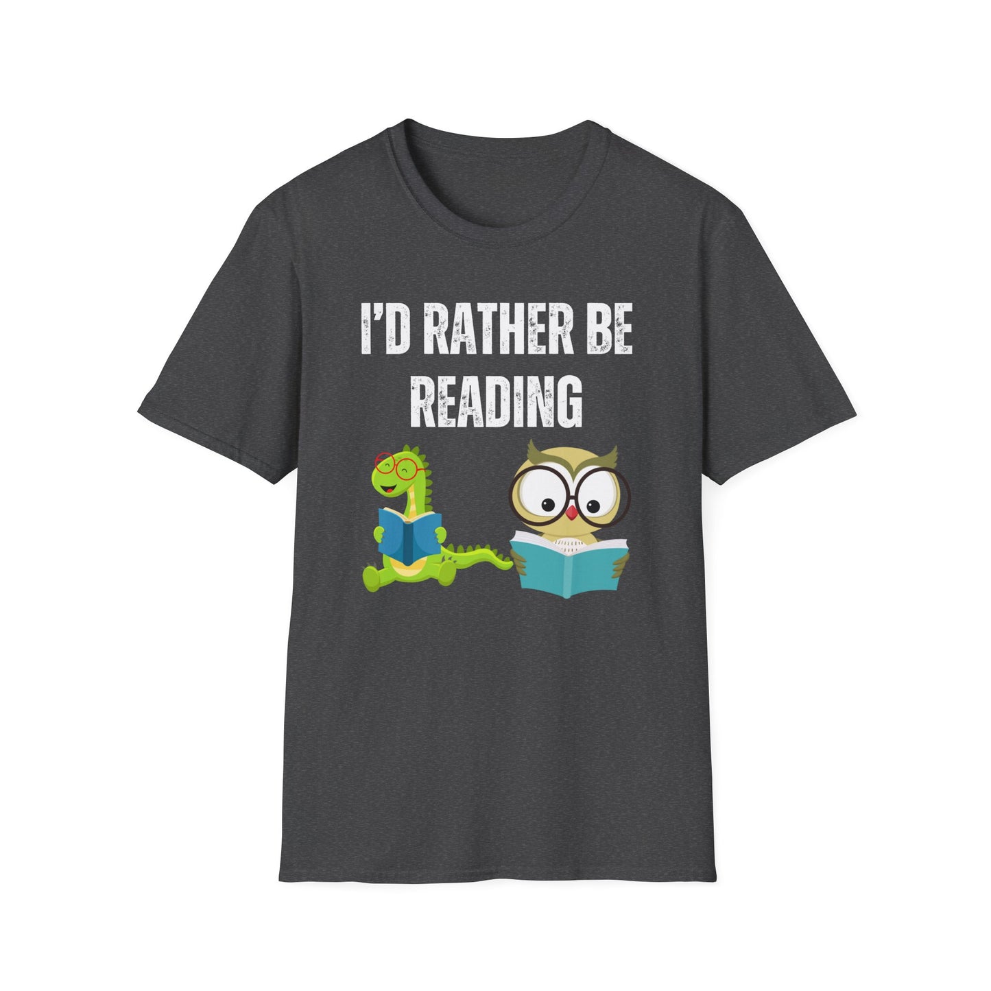 Reading T-shirt for Book Lover Gift for Reader gift for Bookworm Shirt - Cute Owl T Shirt - Dragon Reading Shirt