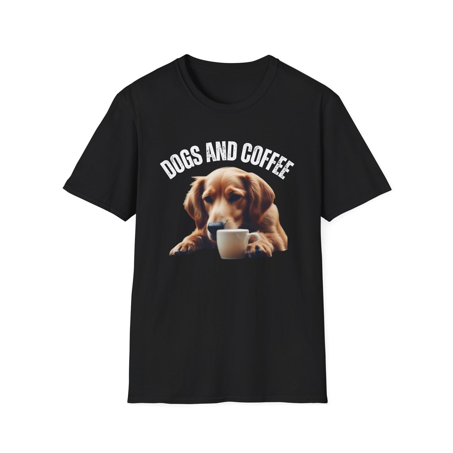 Dog Coffee Shirt Cute Dogs Drinking Coffee T-shirt for Golden Retriever Lover gifts for Golden Retriever T Shirts Cute Dog Shirts for Dog Mom gift