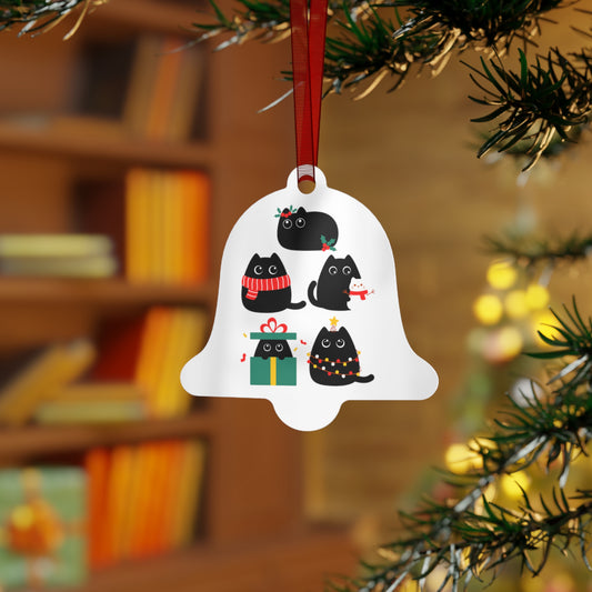 Adorable Cat Ornament for Cute Black Cat Ornaments for Christmas Tree Ornaments for Cat Lover gift for Black Kitty Ornament for Cat Mom gift