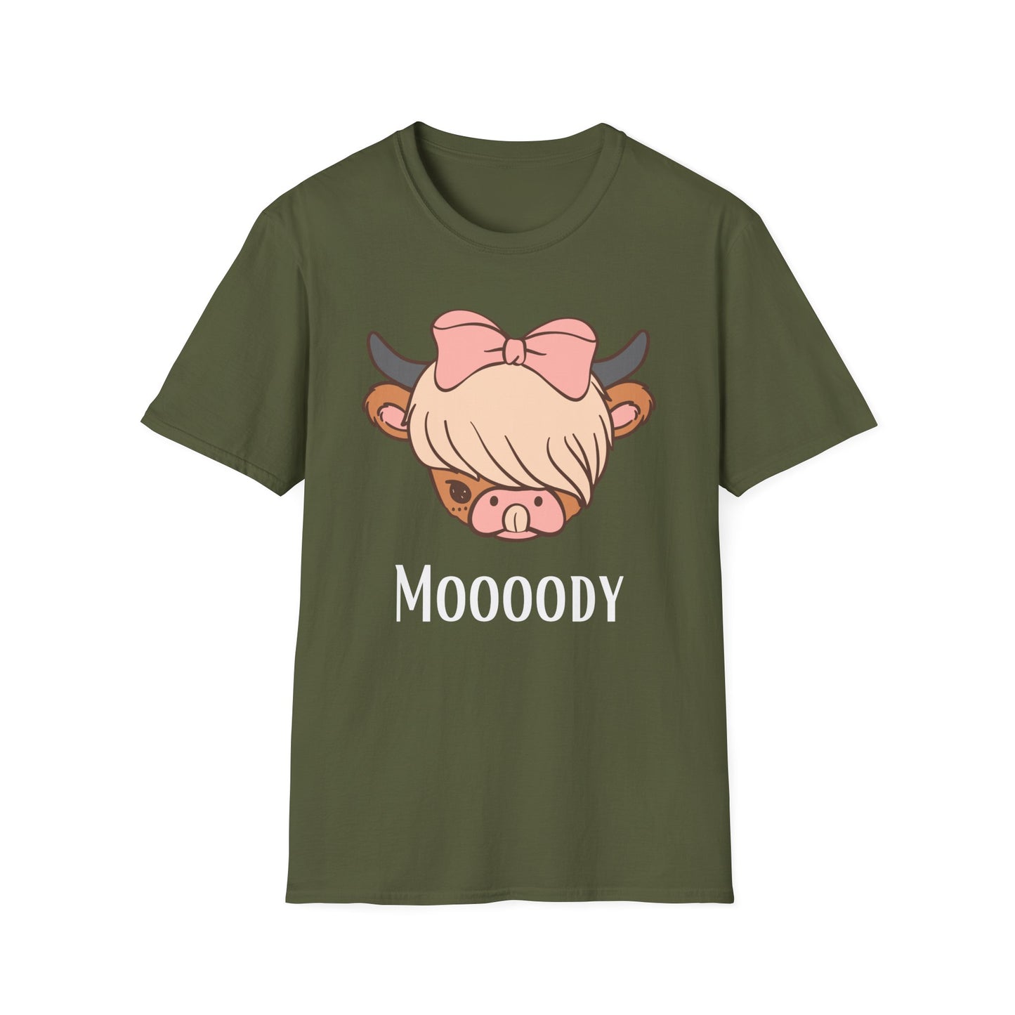 HighLand Cow Shirt Cow Theme gift for Women Cow Head Shirts Cow Face T-shirt for Mom gift Moo Moody T shirt for Veterinarian gift