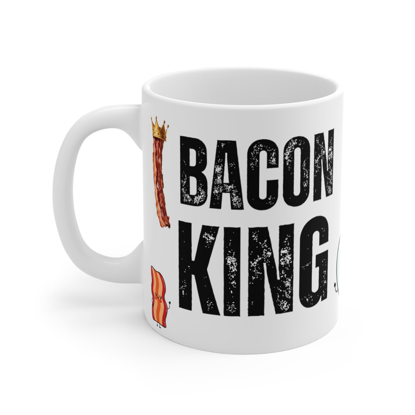 Meat Lover Mug for Bacon Lover gift for Valentines Day gift for Couples gift for Valentine gift Him BACON King Mug 11oz