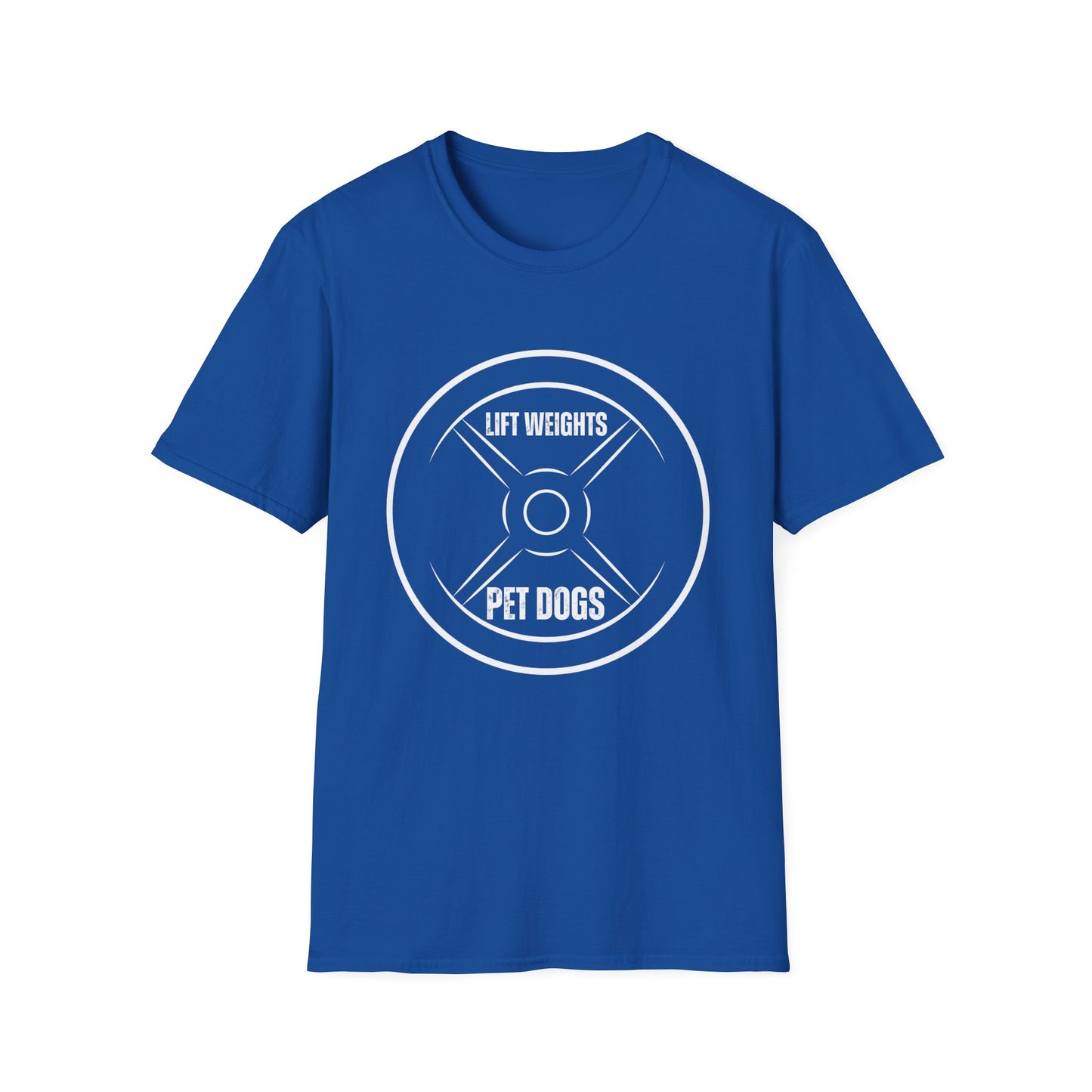 Dog T-shirt for Dog Lover Gift Funny DogT Shirt Gym Shirt Fitness Lover gift - Lift Weights & pet DOGS