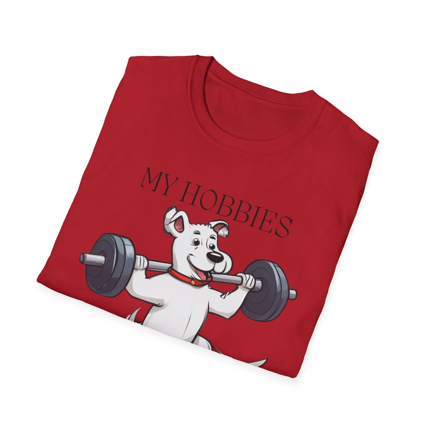Dog Workout Shirt Funny Dogs Weightlifting T-shirt for Gym Lover gift for Dog Lover gifts for Her Cartoon Dog T Shirts Funny Powerlifting gift
