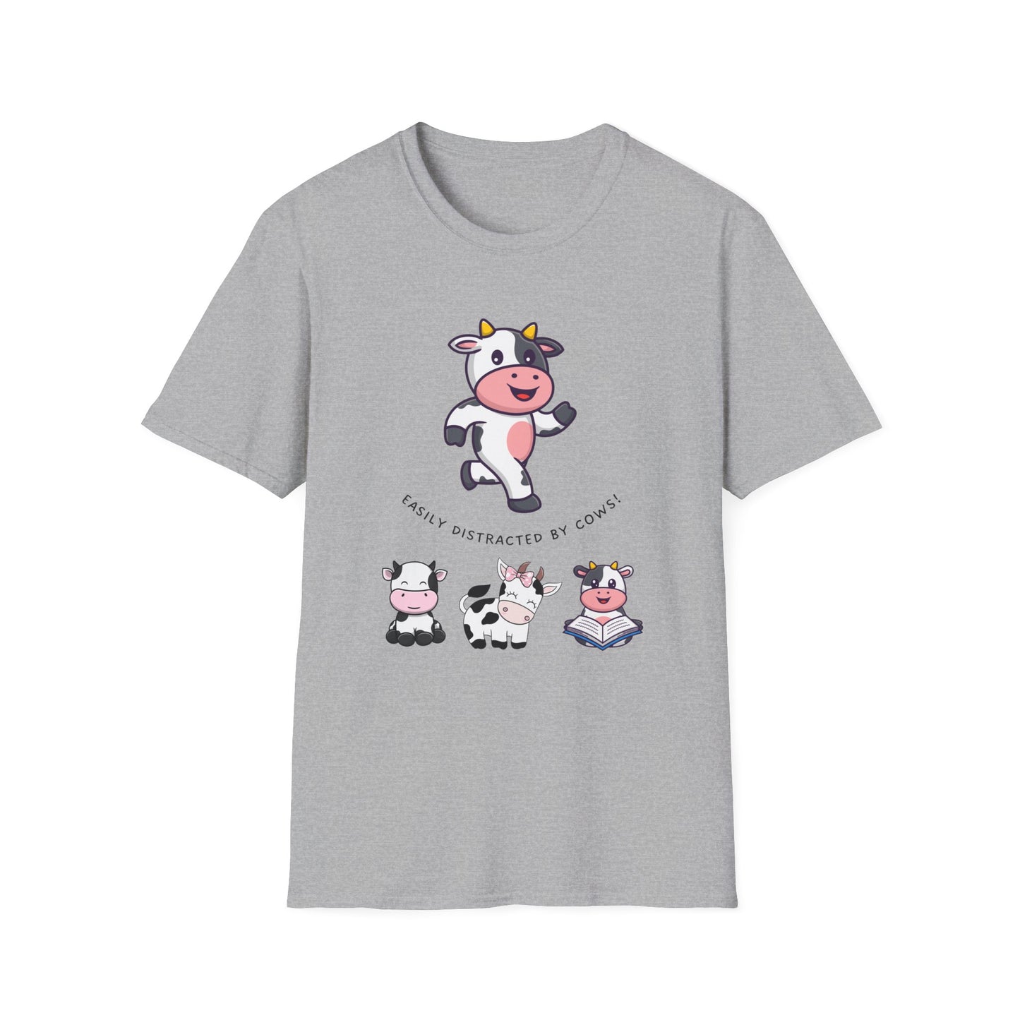 Easily Distracted By Cows Shirts Funny Cow T-shirt for Cow Lovers Cute Cow T Shirt for Cow Lover gift Beef Lover Shirt
