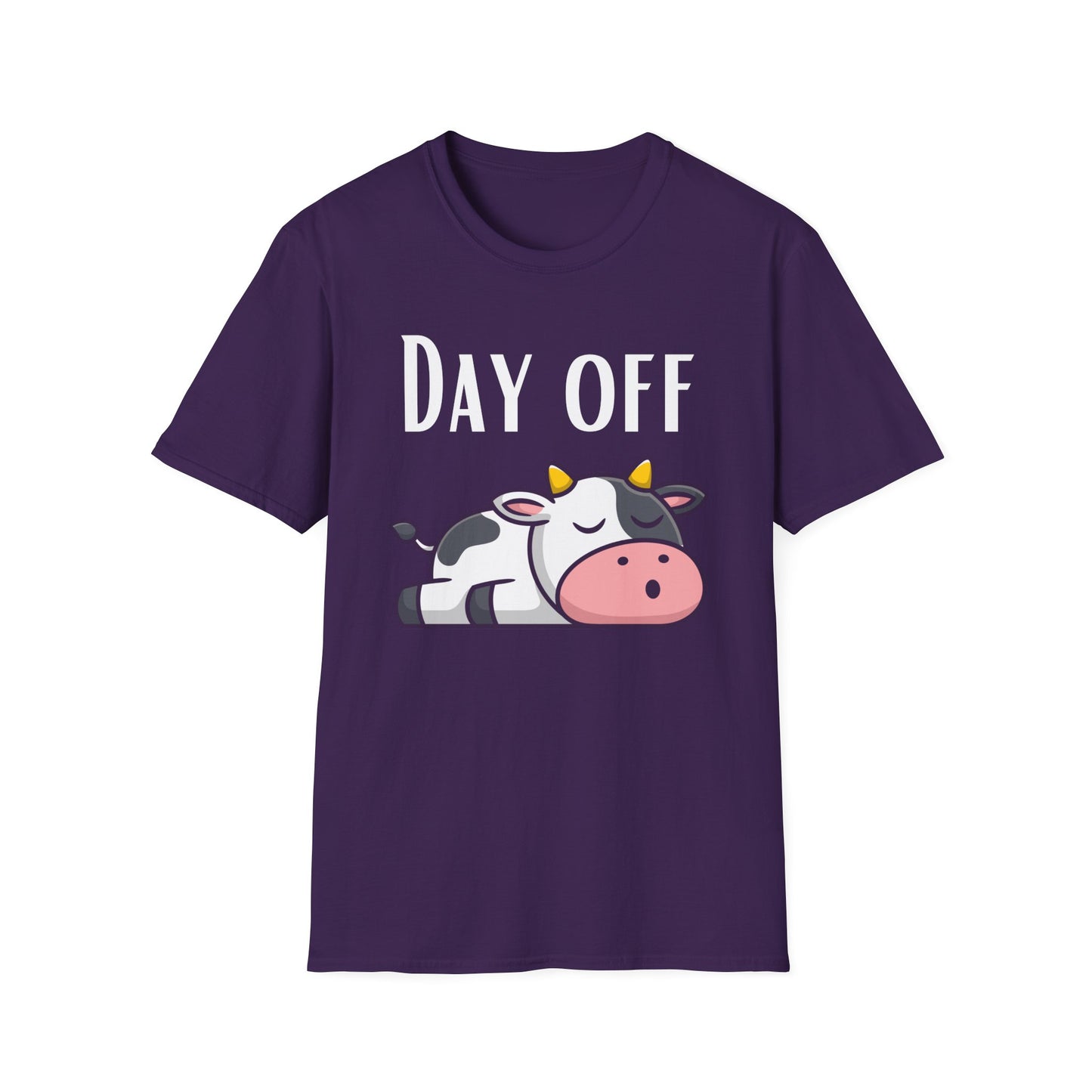 Funny Cow T-shirt for Cow Lovers gift Funny Cow Shirt Day Off T Shirt Cozy Tee - Gift for Her - Woman gifts for Farmer
