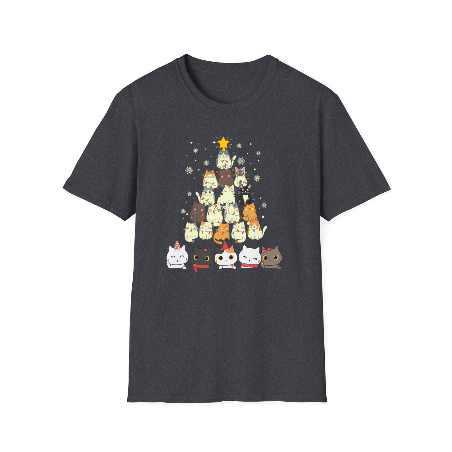 Christmas T Shirt for Kitty Mom gifts for Cat Moms T-shirts for Christmas Tee Shirt for Cat Lover gifts for Her gift for Women's Christmas