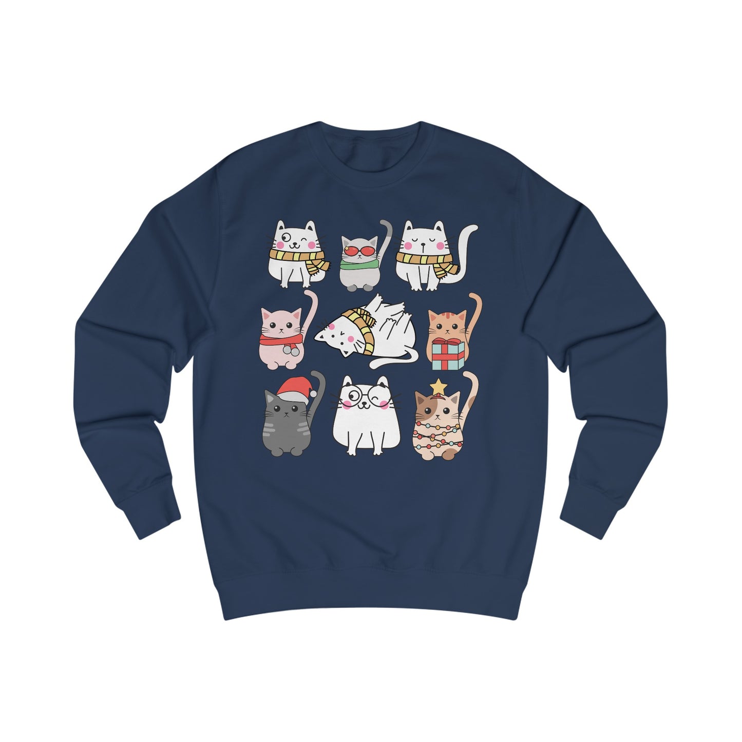 Cat Sweatshirt for Cat Mom gift for Cat Lover gifts Funny Cat Sweatshirt Kitty Cat Pullover Super Cute Oversized Sweatshirt for Her