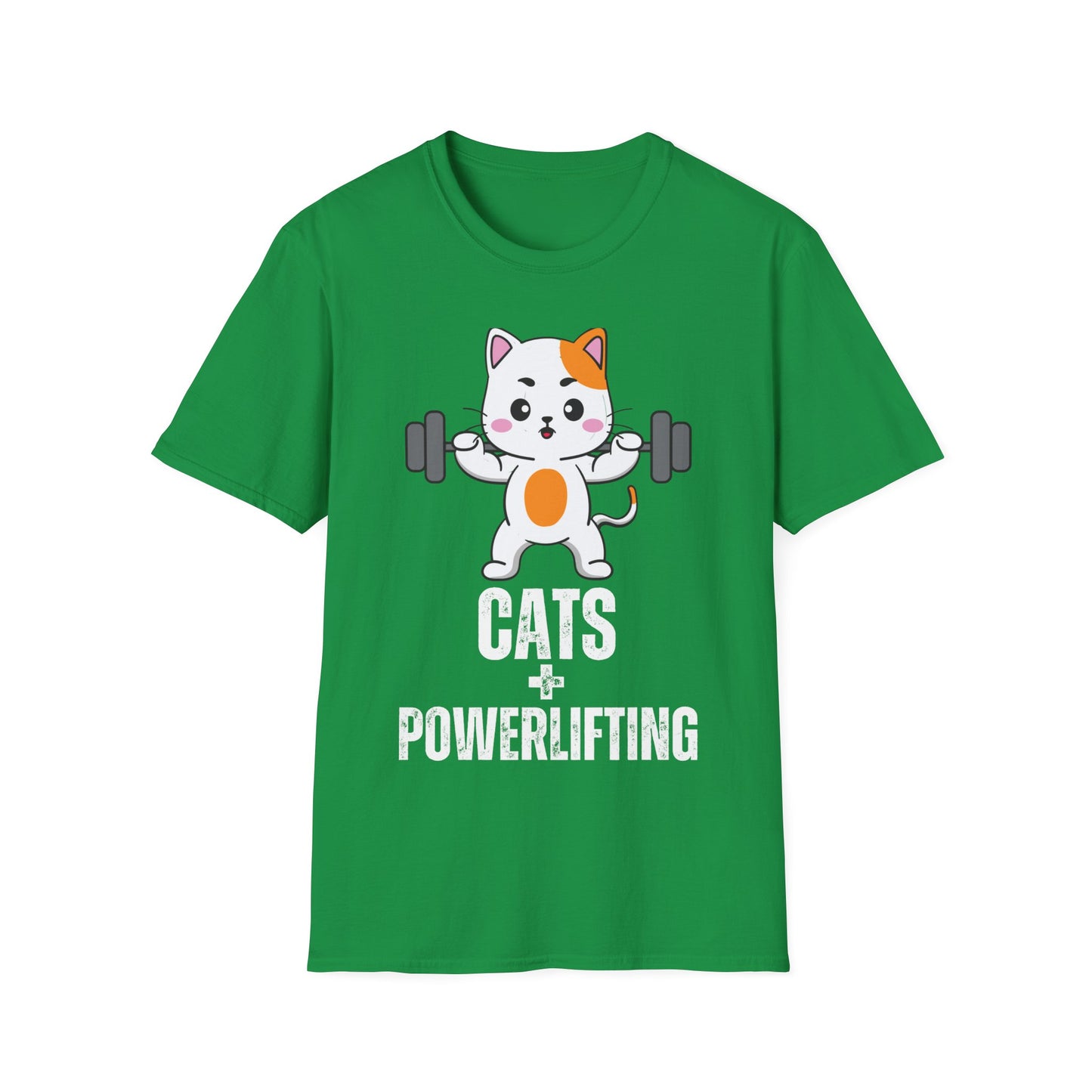 Cat Powerlifting T-Shirt for Cat Lover gift for Powerlifter gift CATS Powerlifting Cat Shirt Funny Weightlifting CAT T Shirt