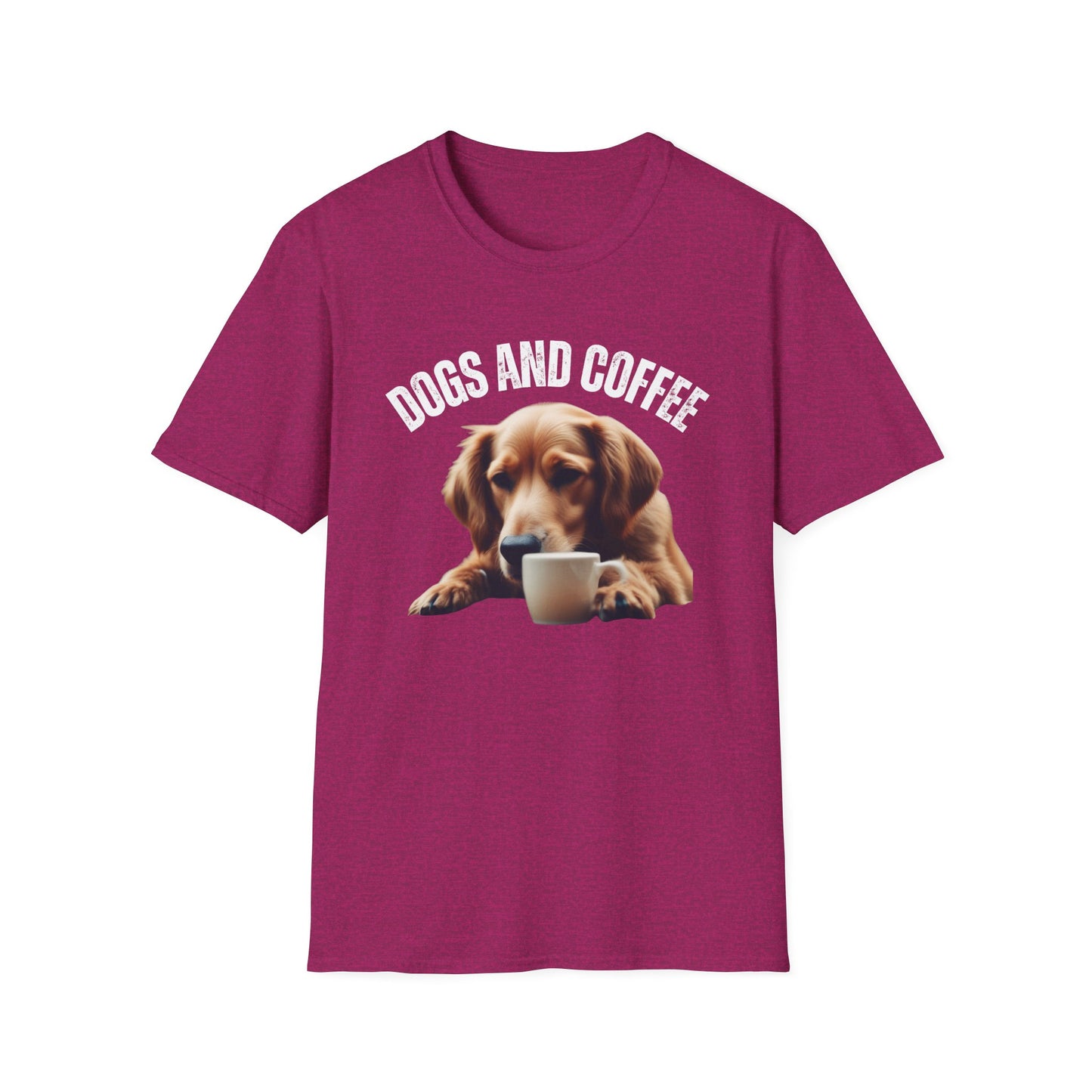 Dog Coffee Shirt Cute Dogs Drinking Coffee T-shirt for Golden Retriever Lover gifts for Golden Retriever T Shirts Cute Dog Shirts for Dog Mom gift