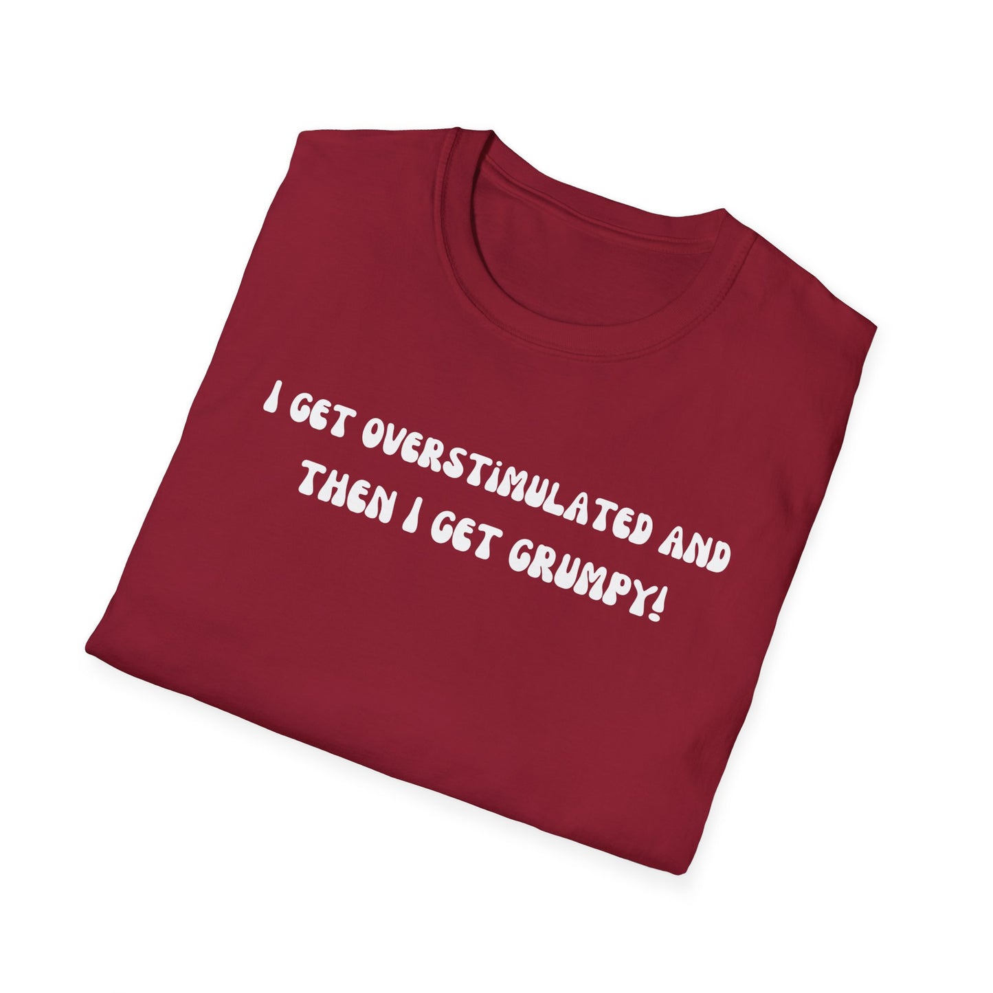 Overstimulated T-shirt for ADHD Friend gifts for Autism Awareness T Shirt Mental Health gift for Autistic Tee