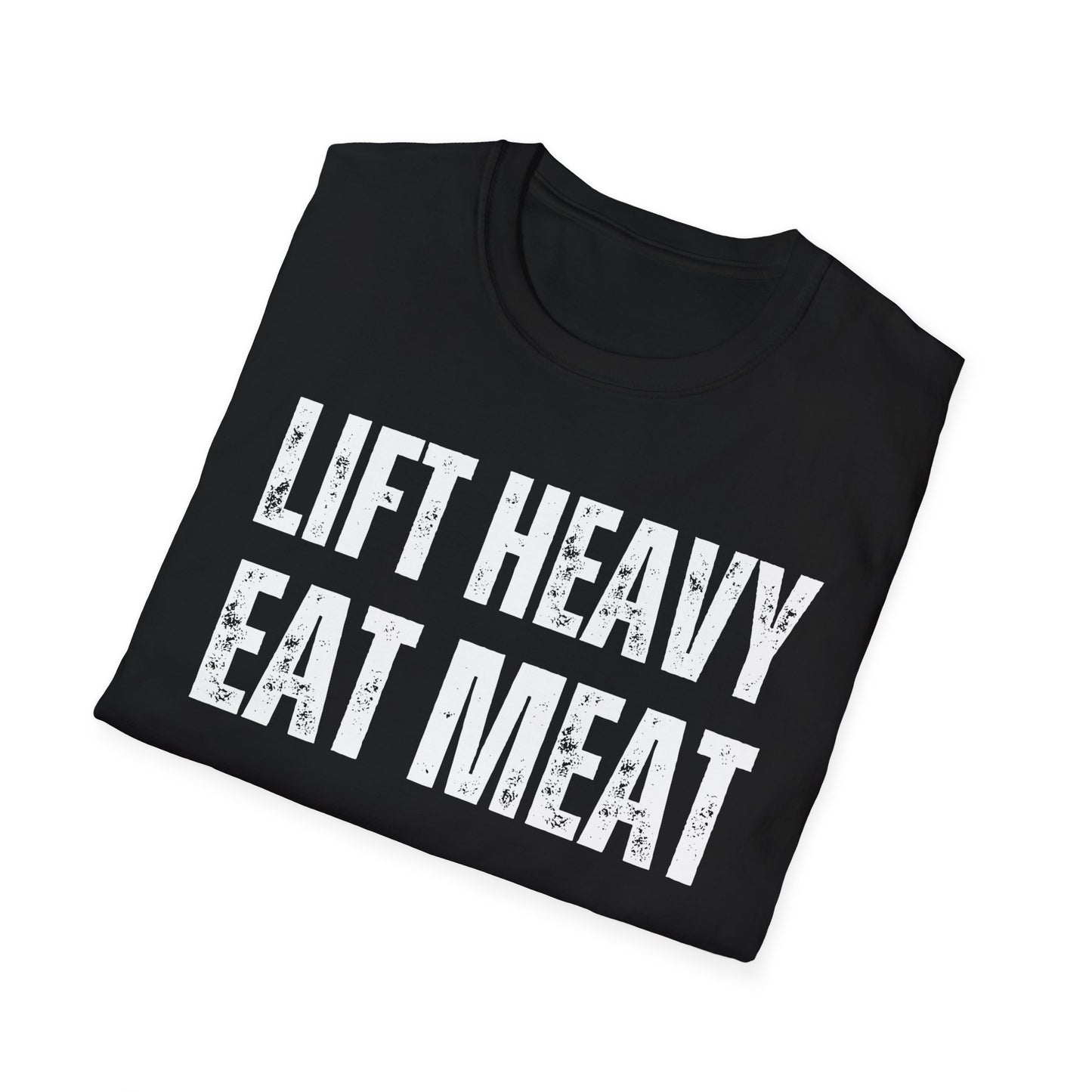 Workout Shirt for Gym Lover gift Fitness T Shirt for Powerlifting gift for Carnivore gift for Meat Lover shirt Lift Heavy Eat Meat T-shirt
