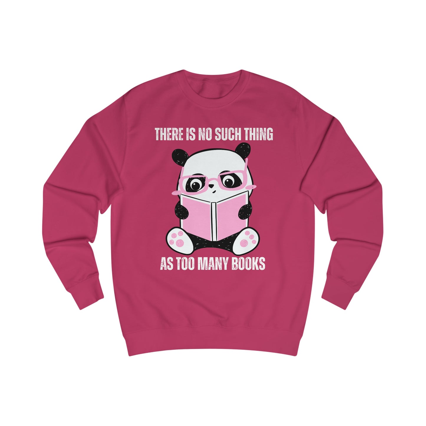 Panda Reading a Book Sweatshirt Lover of Reading Books Bookish Sweatshirts gift for Reader Bookworm gifts for Librarian English Teacher