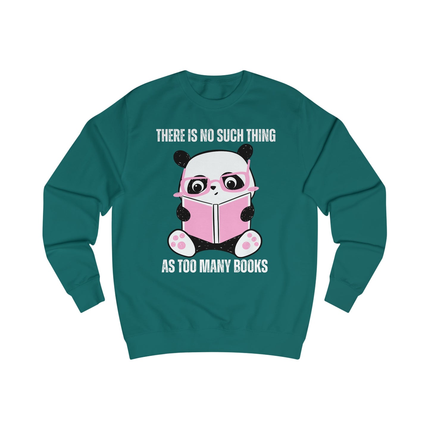 Panda Reading a Book Sweatshirt Lover of Reading Books Bookish Sweatshirts gift for Reader Bookworm gifts for Librarian English Teacher