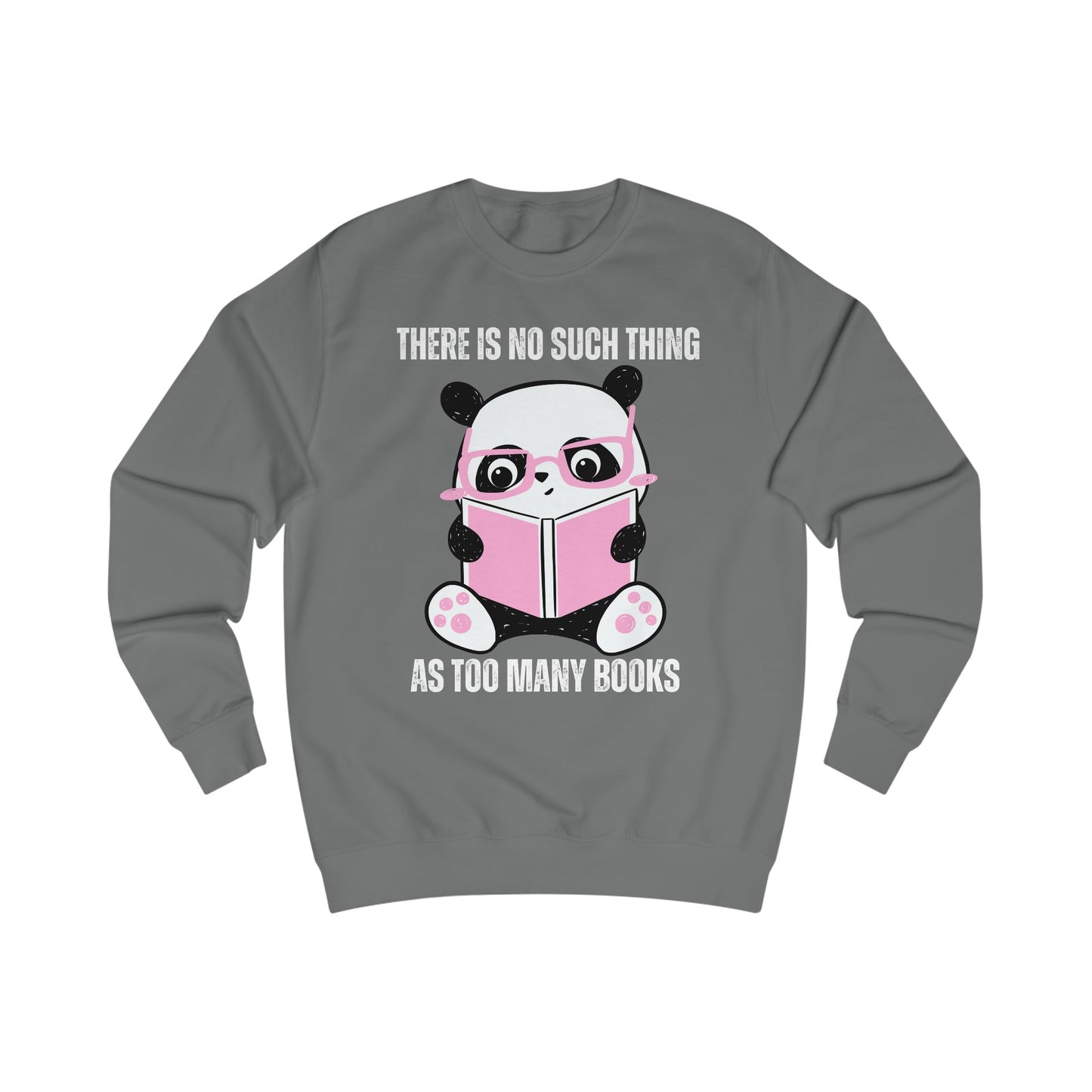 Panda Reading a Book Sweatshirt Lover of Reading Books Bookish Sweatshirts gift for Reader Bookworm gifts for Librarian English Teacher