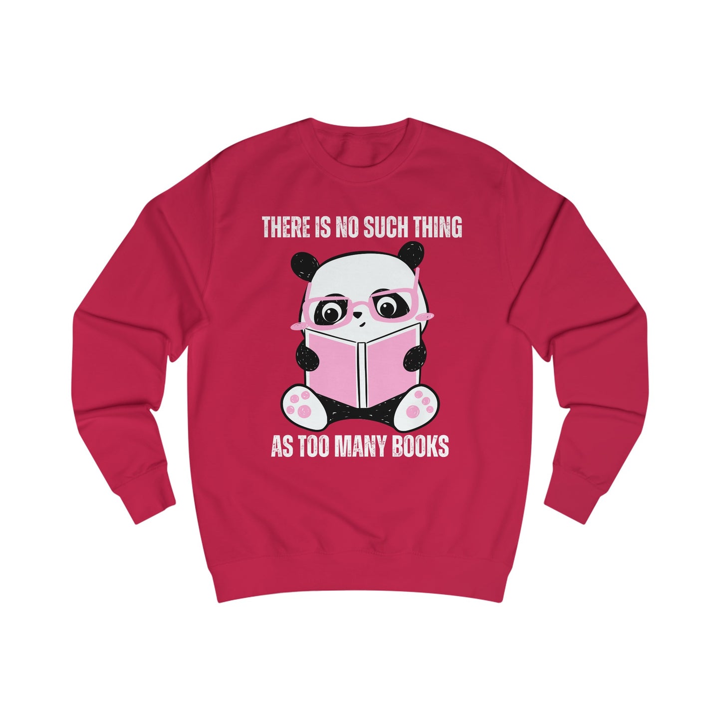 Panda Reading a Book Sweatshirt Lover of Reading Books Bookish Sweatshirts gift for Reader Bookworm gifts for Librarian English Teacher