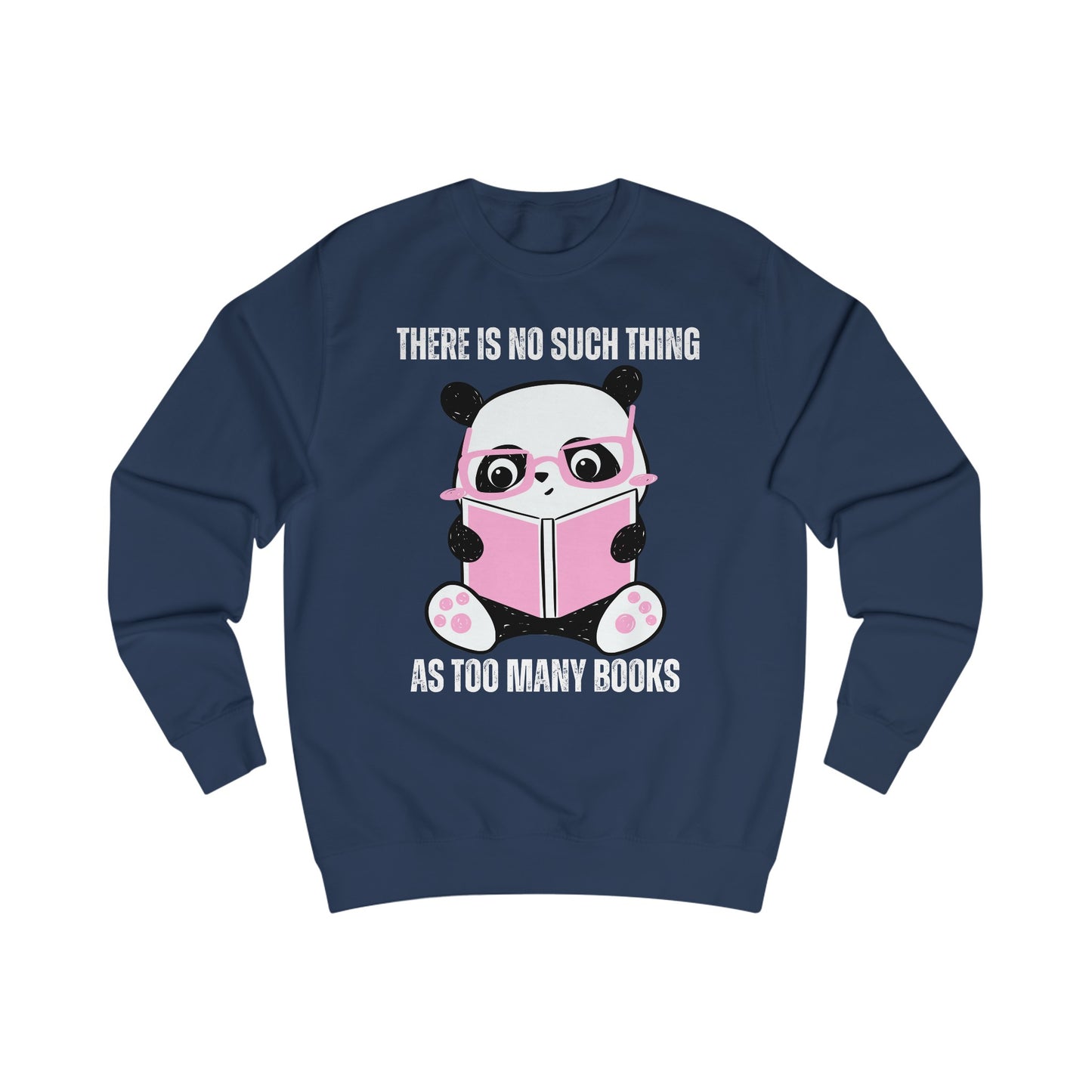 Panda Reading a Book Sweatshirt Lover of Reading Books Bookish Sweatshirts gift for Reader Bookworm gifts for Librarian English Teacher