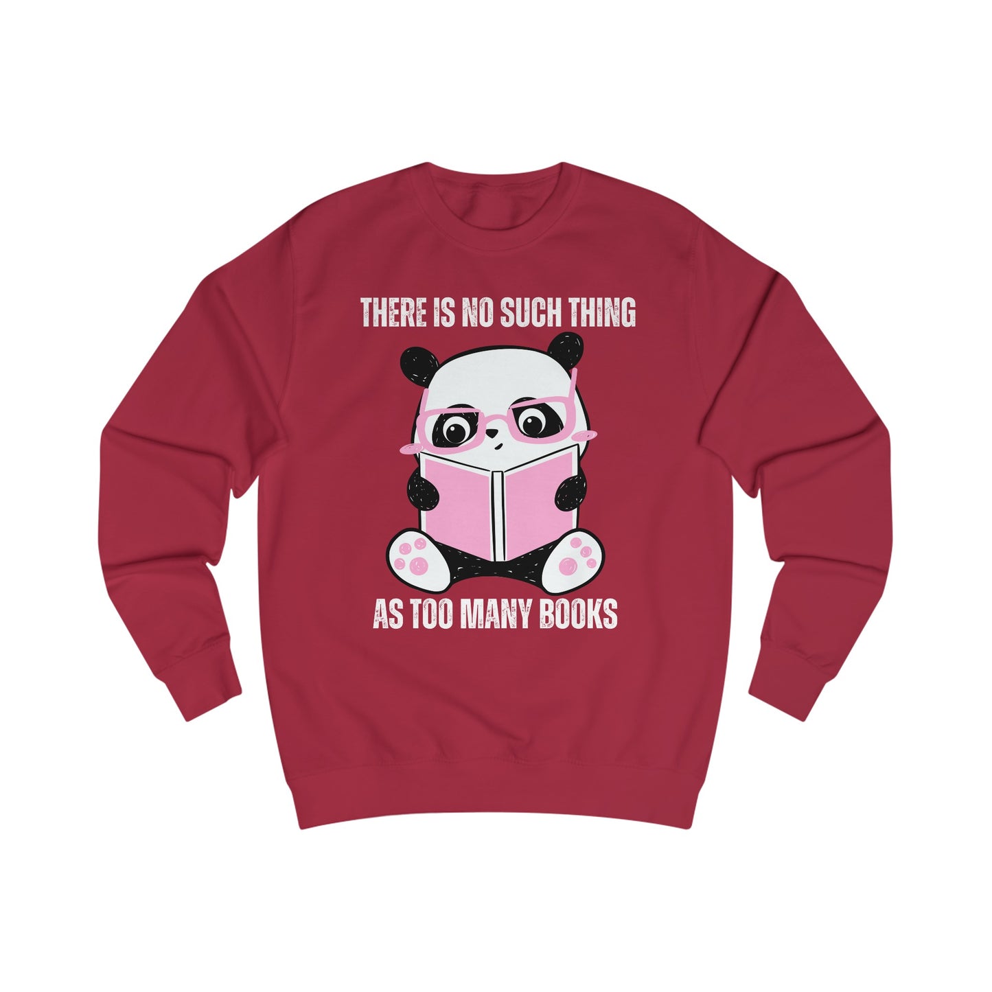 Panda Reading a Book Sweatshirt Lover of Reading Books Bookish Sweatshirts gift for Reader Bookworm gifts for Librarian English Teacher