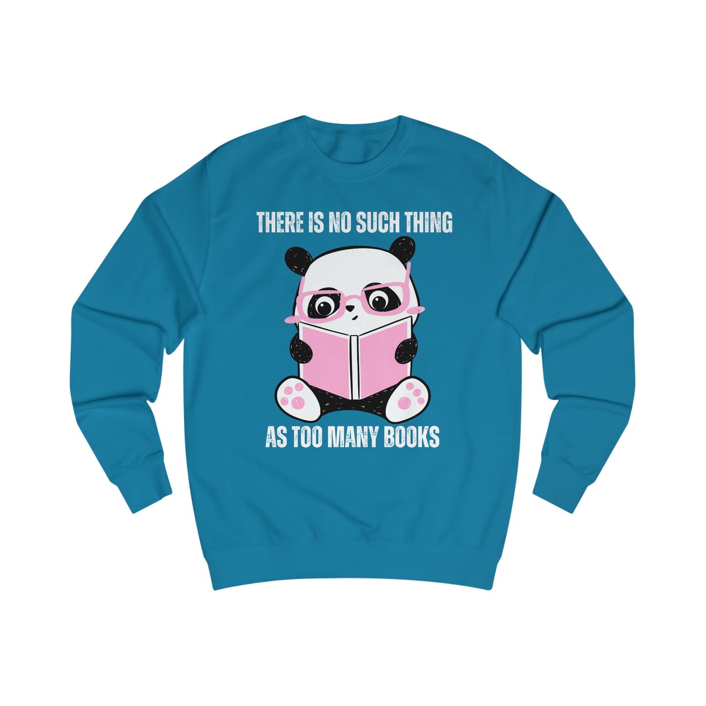 Panda Reading a Book Sweatshirt Lover of Reading Books Bookish Sweatshirts gift for Reader Bookworm gifts for Librarian English Teacher
