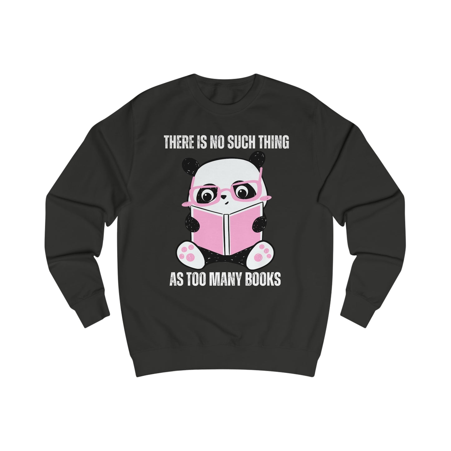 Panda Reading a Book Sweatshirt Lover of Reading Books Bookish Sweatshirts gift for Reader Bookworm gifts for Librarian English Teacher