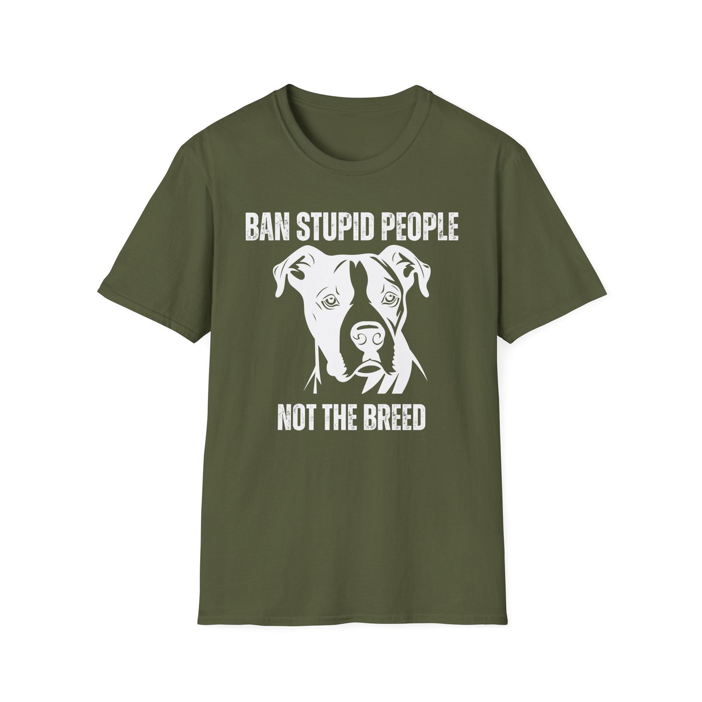 Pit Bull Lover TShirt for Pit Bull Mom gifts for Dog Lover gift for Pit Bull Awareness T-shirts Ban Stupid People Not The Breed Shirt