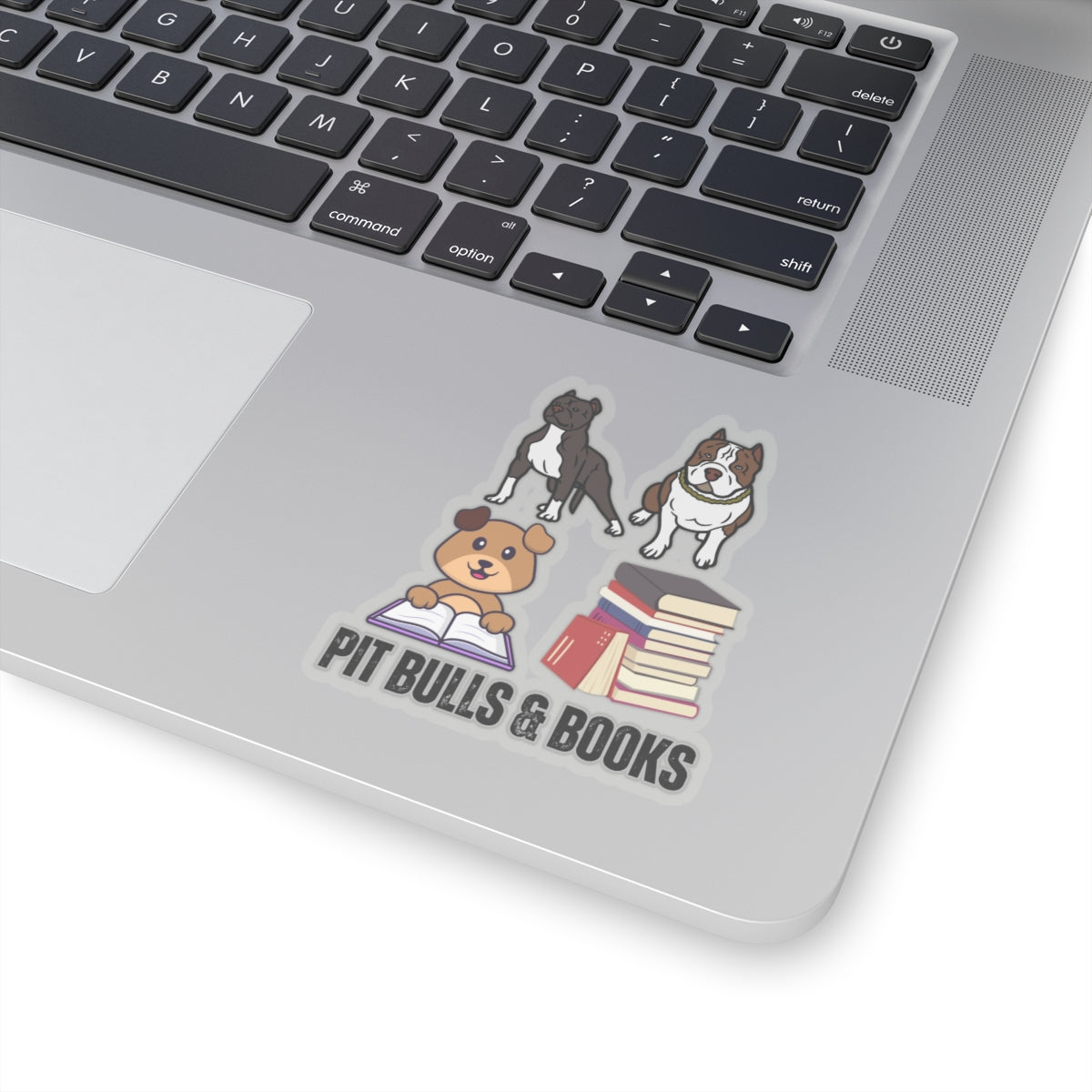 Pit Bull Sticker for Dog Lover gift for Pit Bull Mom gift for Pit Bull Lover for Book Lover sticker, Pit Bulls and Books Sticker