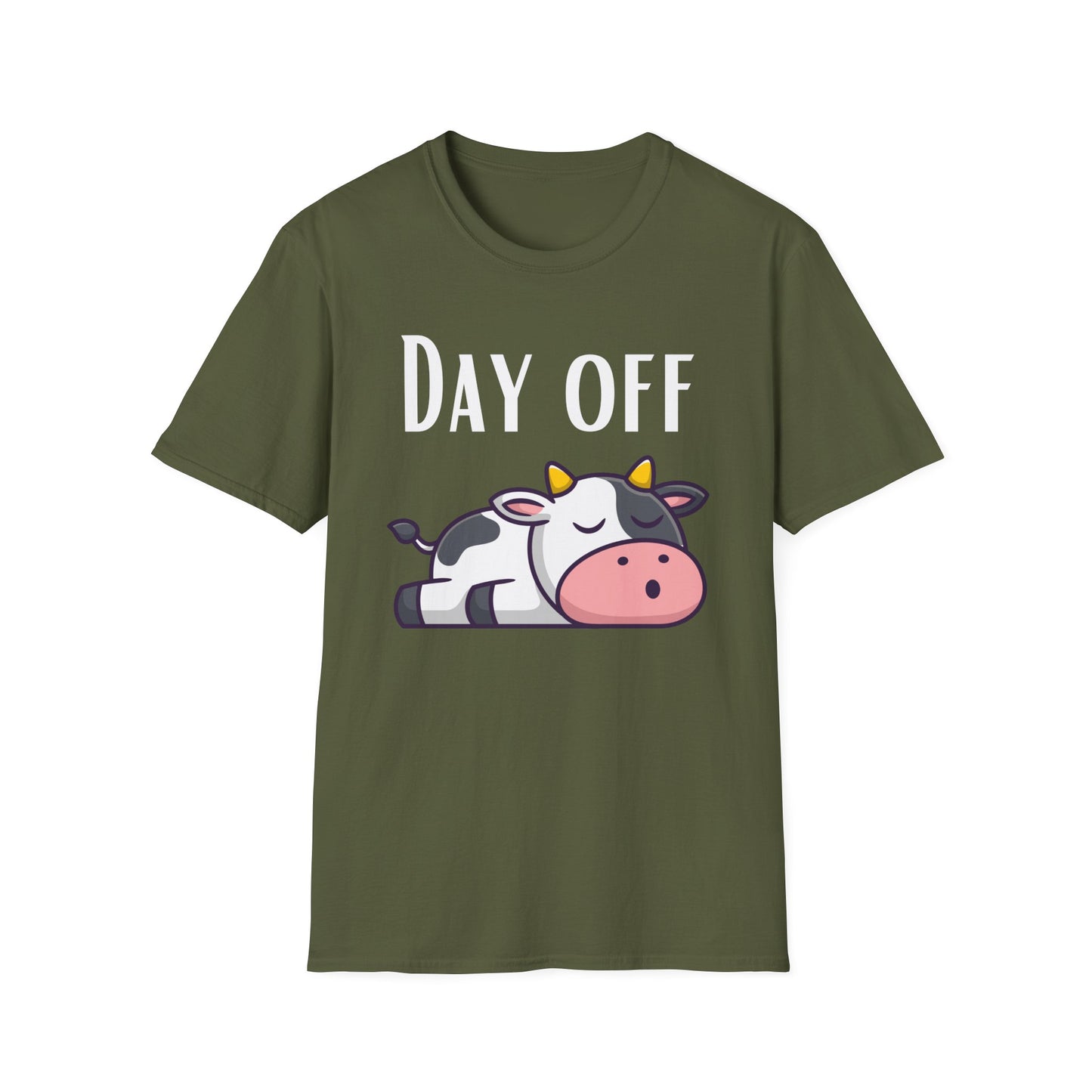 Funny Cow T-shirt for Cow Lovers gift Funny Cow Shirt Day Off T Shirt Cozy Tee - Gift for Her - Woman gifts for Farmer