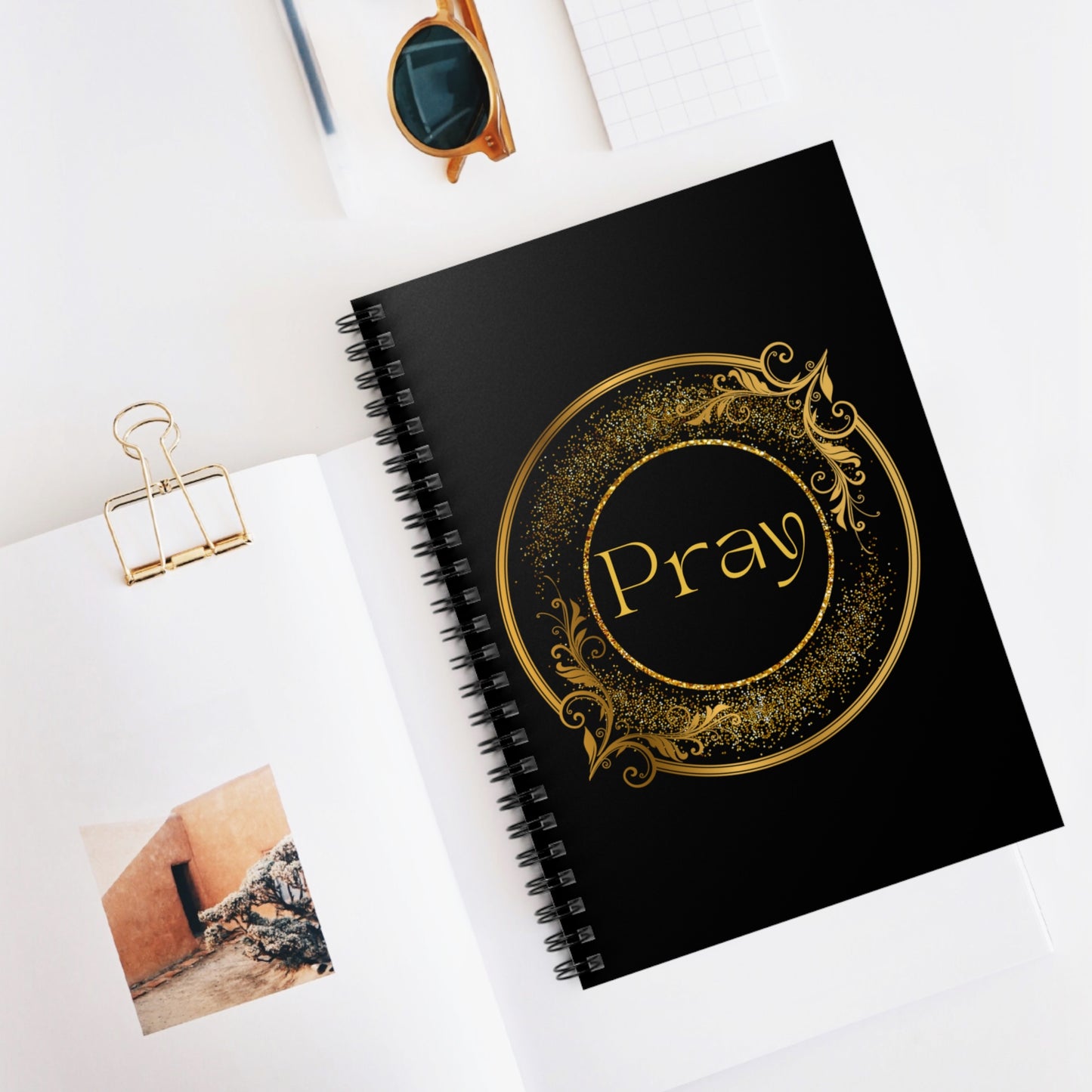 Prayer Journal Pray Spiral Notebook - Ruled Line