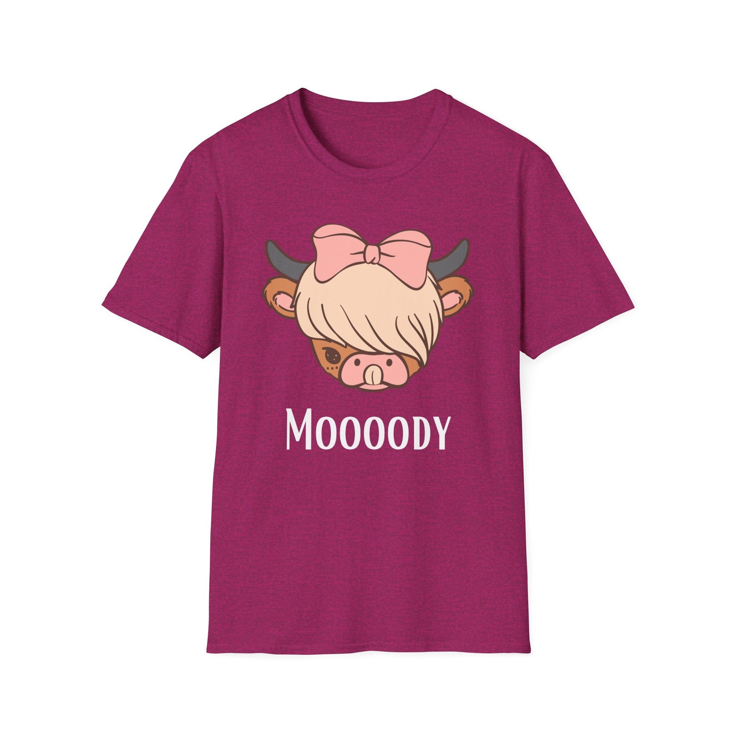 HighLand Cow Shirt Cow Theme gift for Women Cow Head Shirts Cow Face T-shirt for Mom gift Moo Moody T shirt for Veterinarian gift