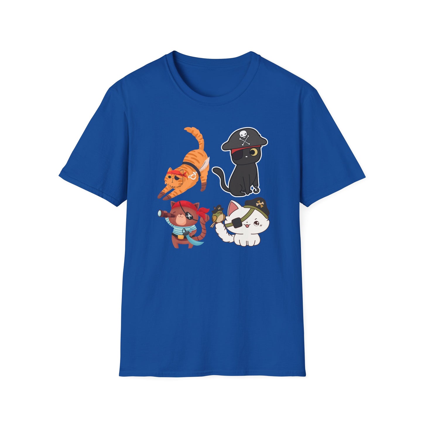 Pirate Cat Shirt for Halloween T-shirts for Funny Cat Halloween gifts Cute Cat Halloween T Shirt for Halloween gift for Cat Lovers gift idea