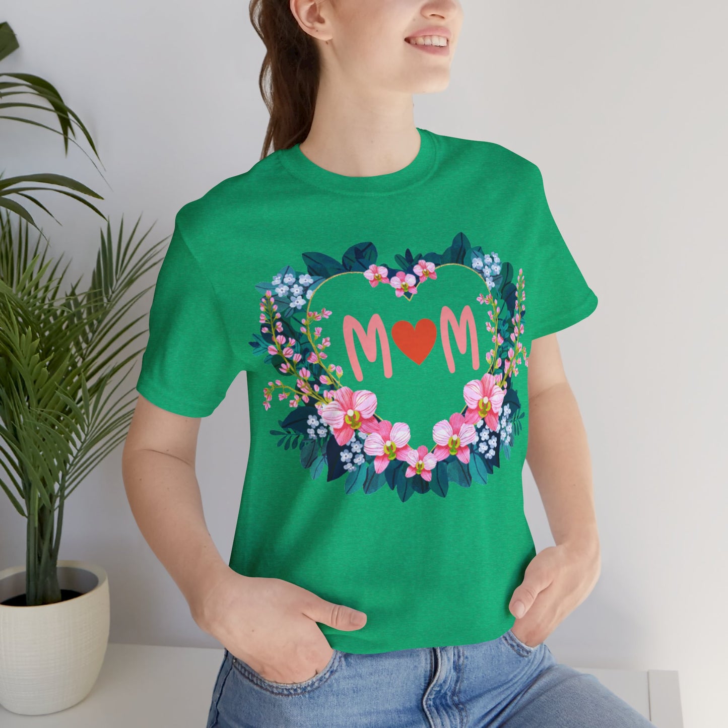 Floral Mom Shirts for Mother's Day gifts for Mama T Shirts for Her gift Cute Mommy Tee Shirt Flower Lover gift Flowers T-shirts