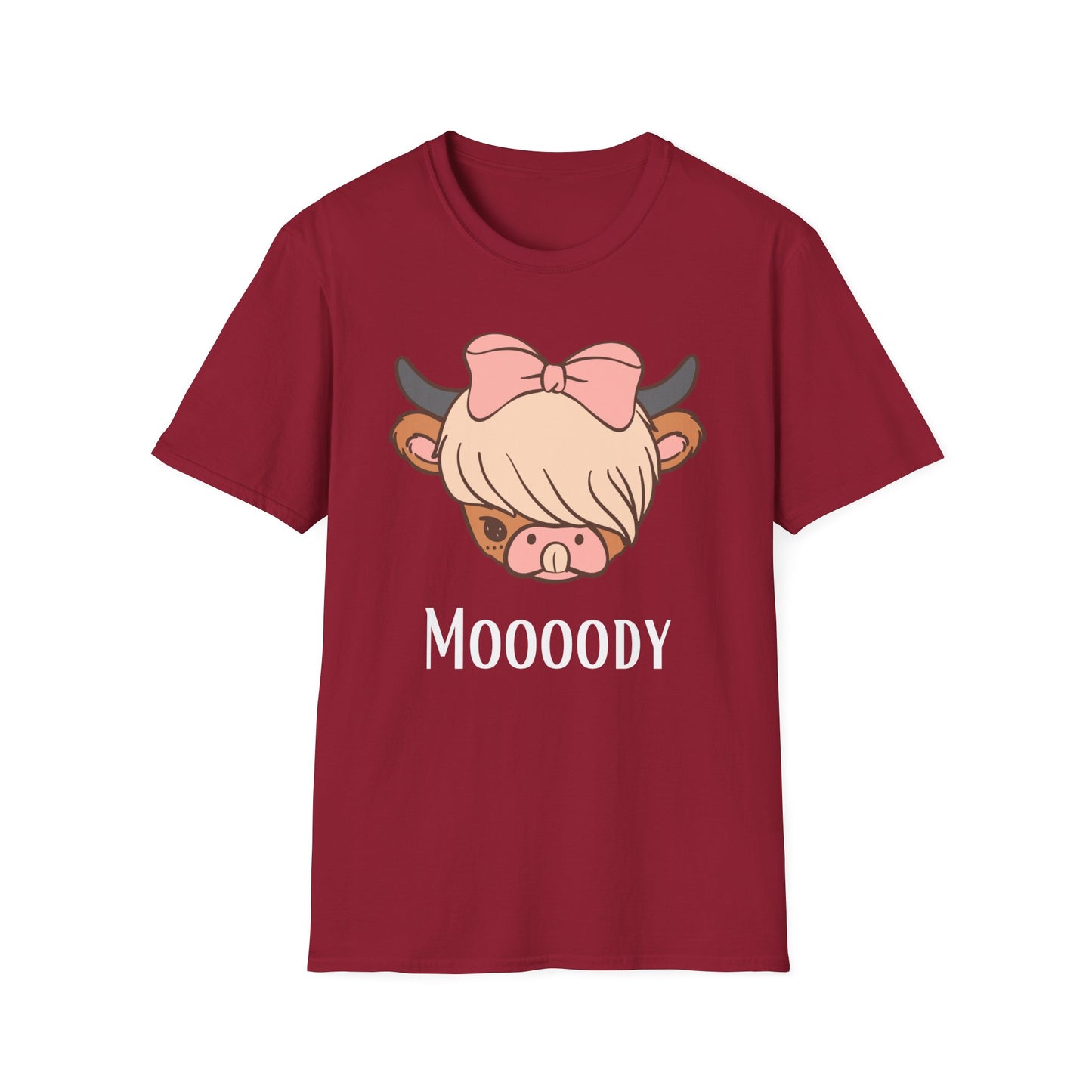 HighLand Cow Shirt Cow Theme gift for Women Cow Head Shirts Cow Face T-shirt for Mom gift Moo Moody T shirt for Veterinarian gift