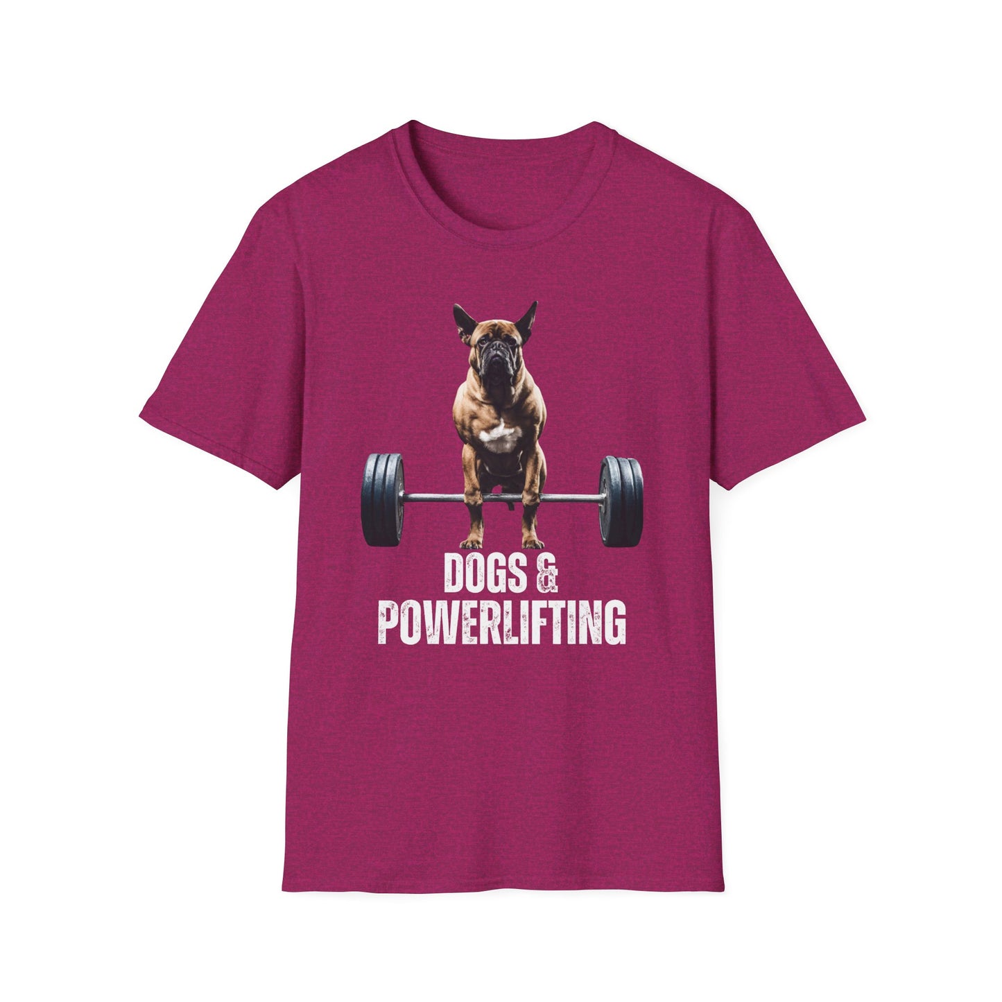 Dog Powerlifting Shirt for Dog Lover gifts for Gym Tshirts for Weightlifting T-shirt for Dog Dad gift for Dog Mom T-shirts for Powerlifter gift