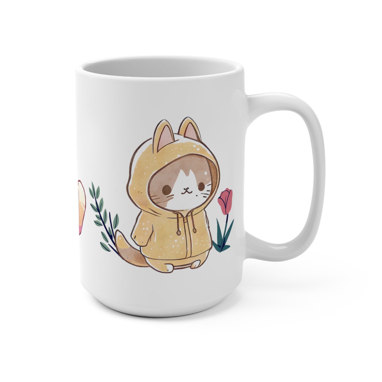 Cat Mug-  Cat Parent Mug for Cat Mom gift for Cat Lover gift for Her - Cute Cat Coffee Mug 15oz
