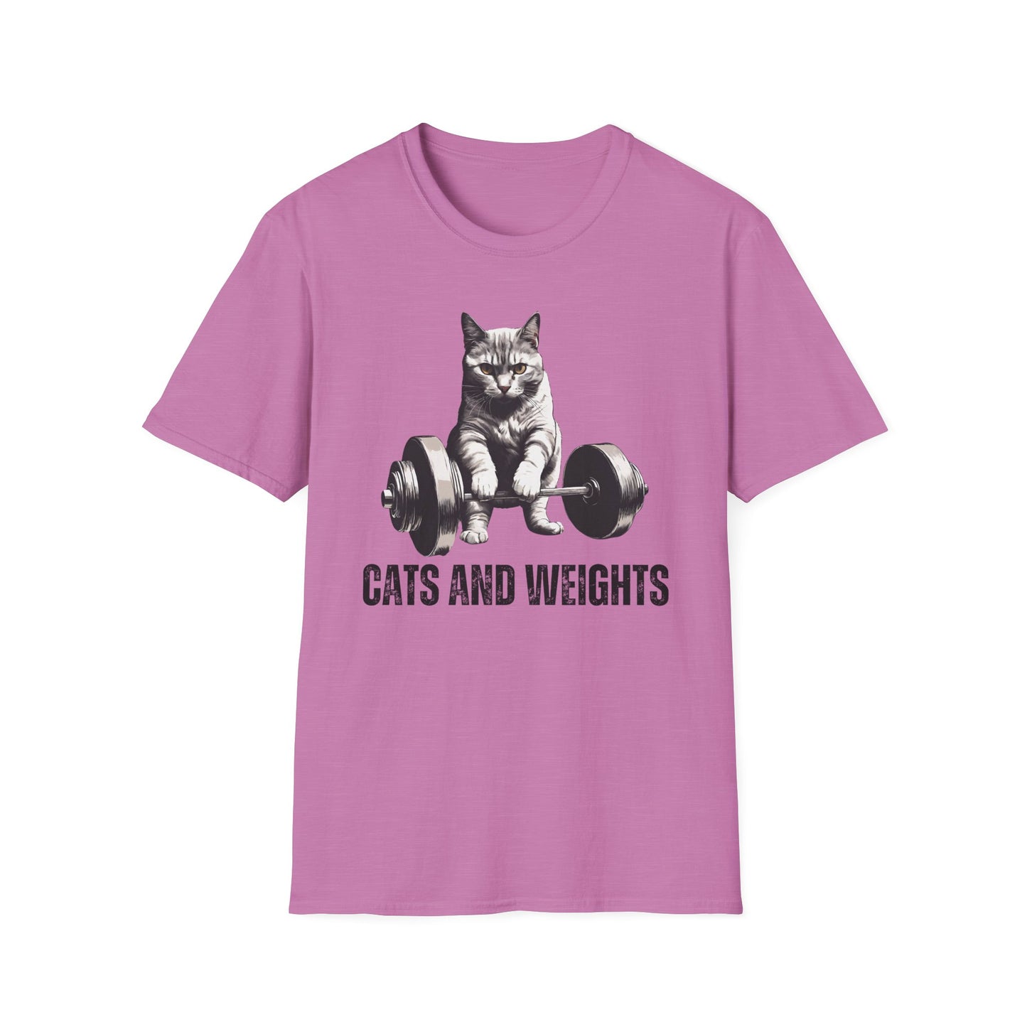 Cat Deadlifting T-Shirt for Cat Lover gift for Powerlifter gift Powerlifting Cat Shirt Funny Weightlifting CAT T Shirt