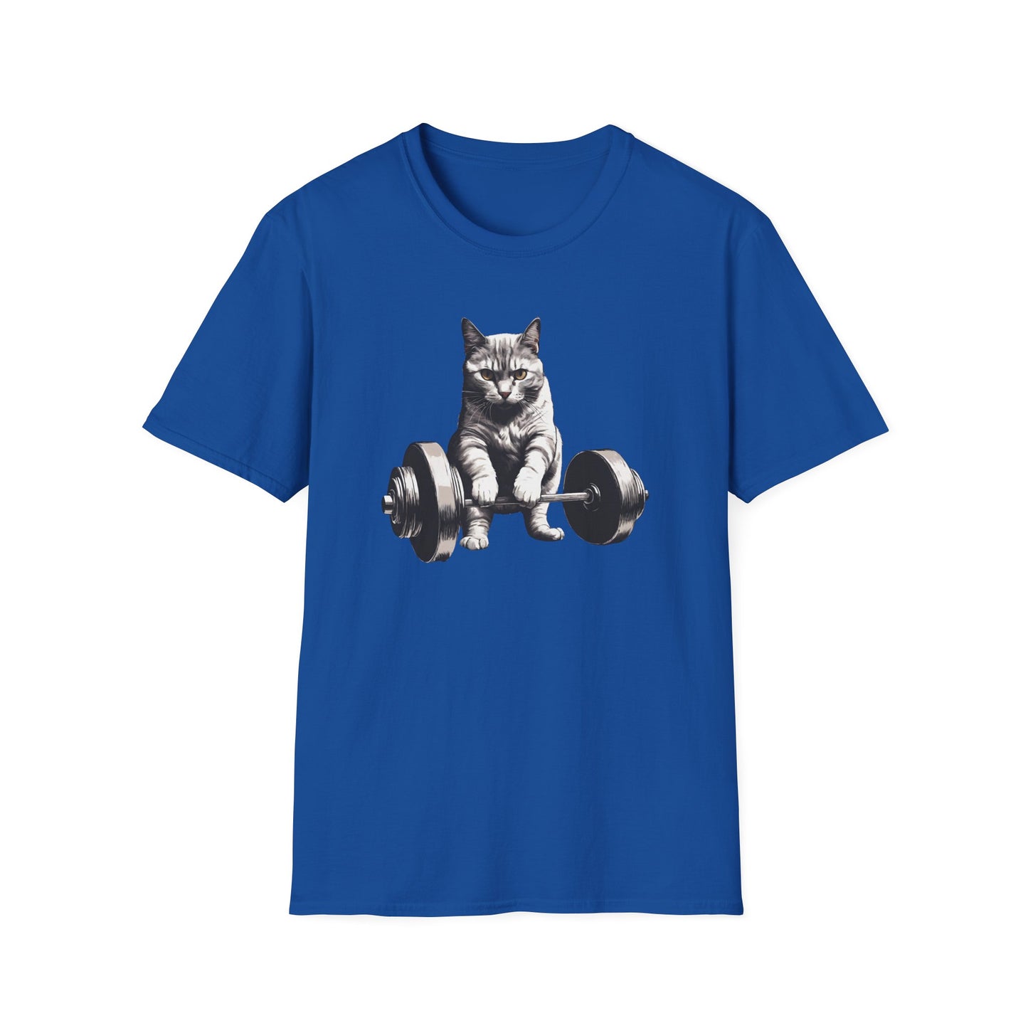 Cat Deadlifting Shirt for Gym Rat gifts for Workout Lover gift Cat Lover T-shirt Funny Cats Lifting Weights Kitty Powerlifting Weightlifting