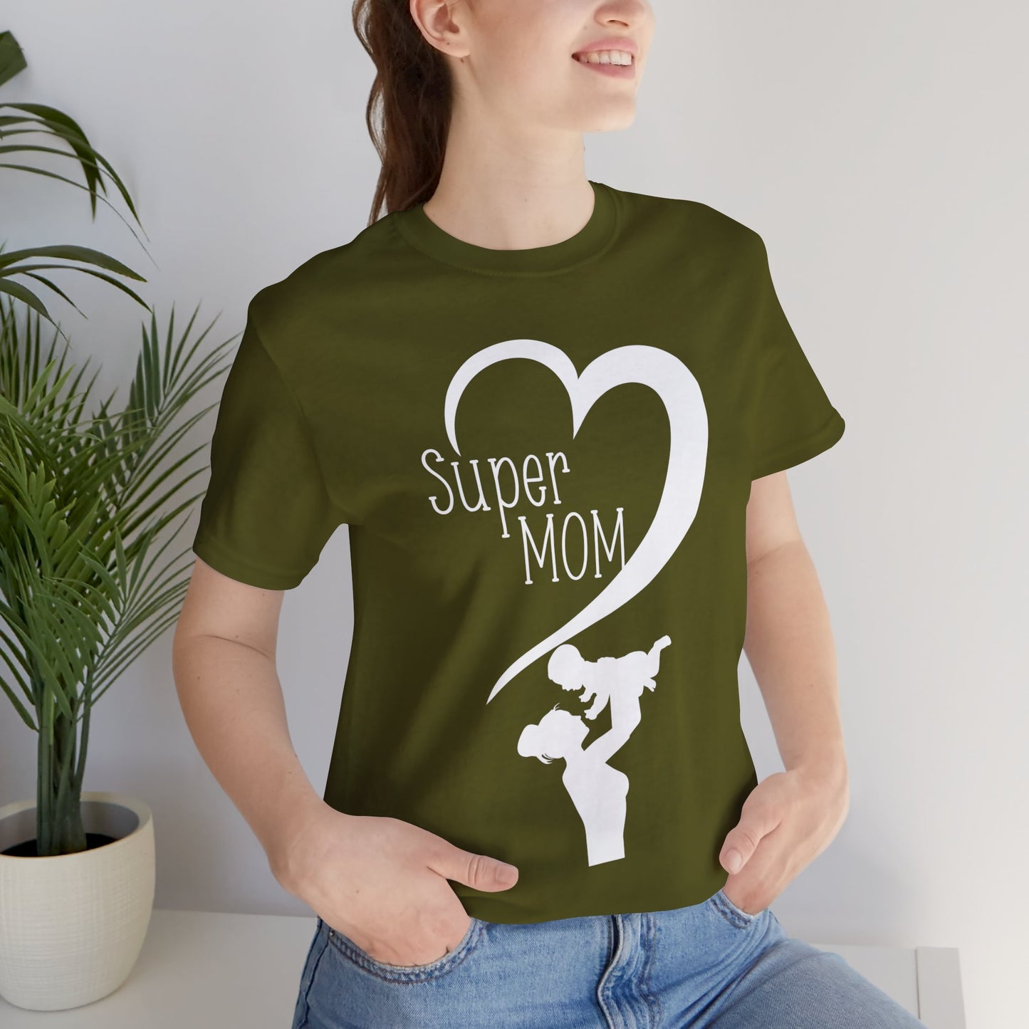 Super Mom T Shirt Cute Moms T-shirts for Mom gifts for Mothers Day gift for Her Cute Momma Shirts Mommy T Shirts Mom and Child