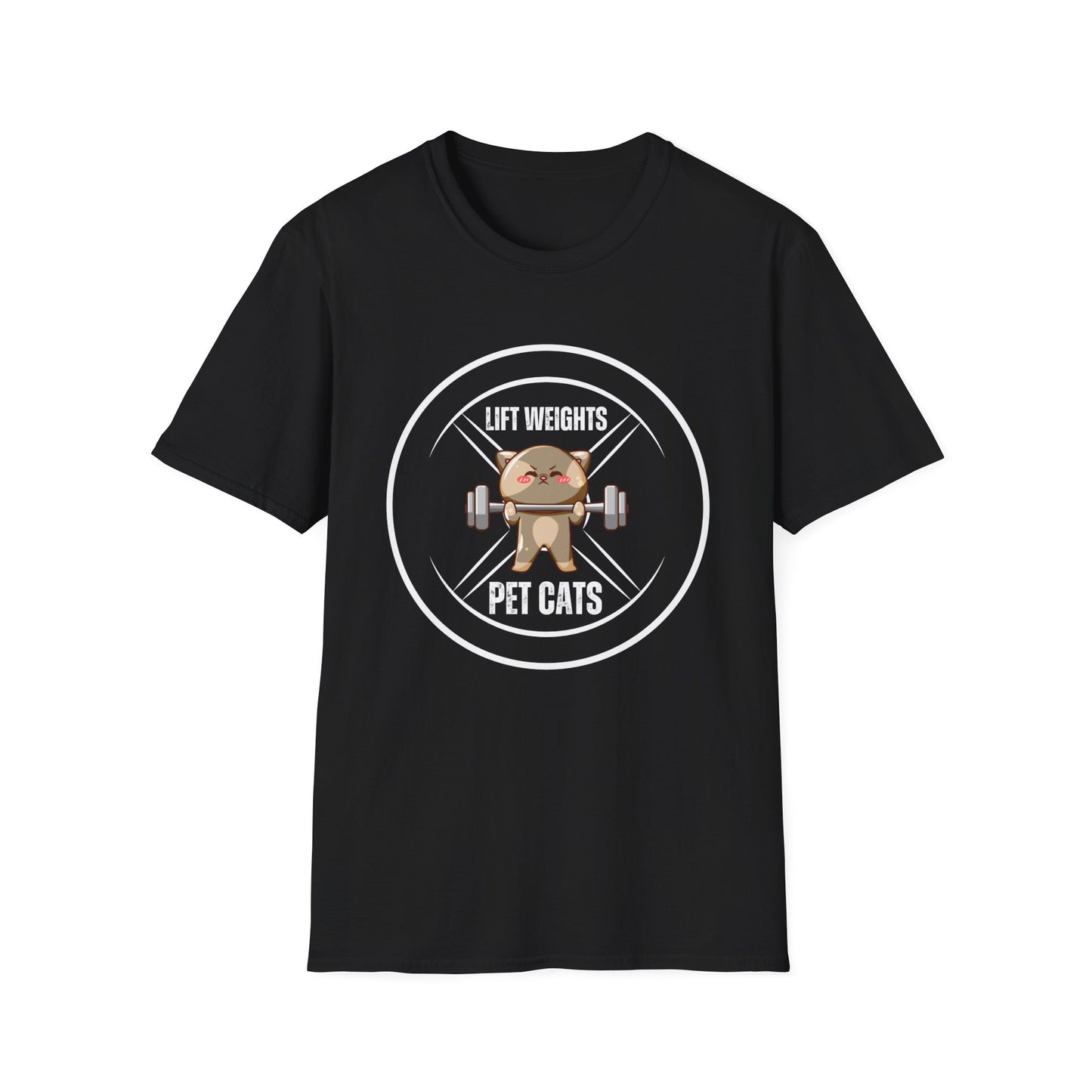 Cat Working out T-shirt for Cat Lover Gift Funny Cat T Shirt Gym Shirt Fitness Lover gift