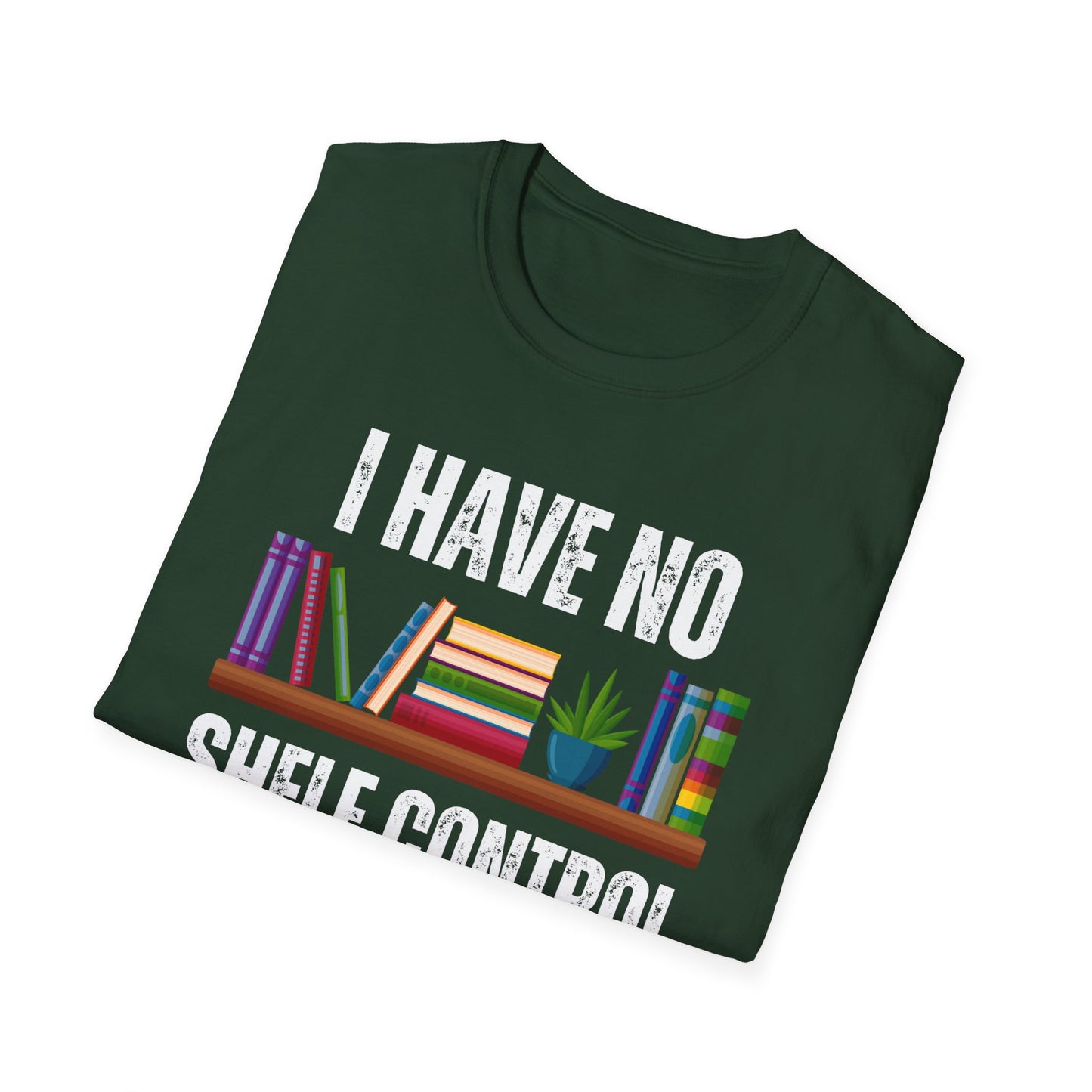 Funny Book Shirt - Unisex Softstyle T-Shirt, Reading Tshirt, Book Lover Tee, Shelf Control Tee, Bookworm Gift