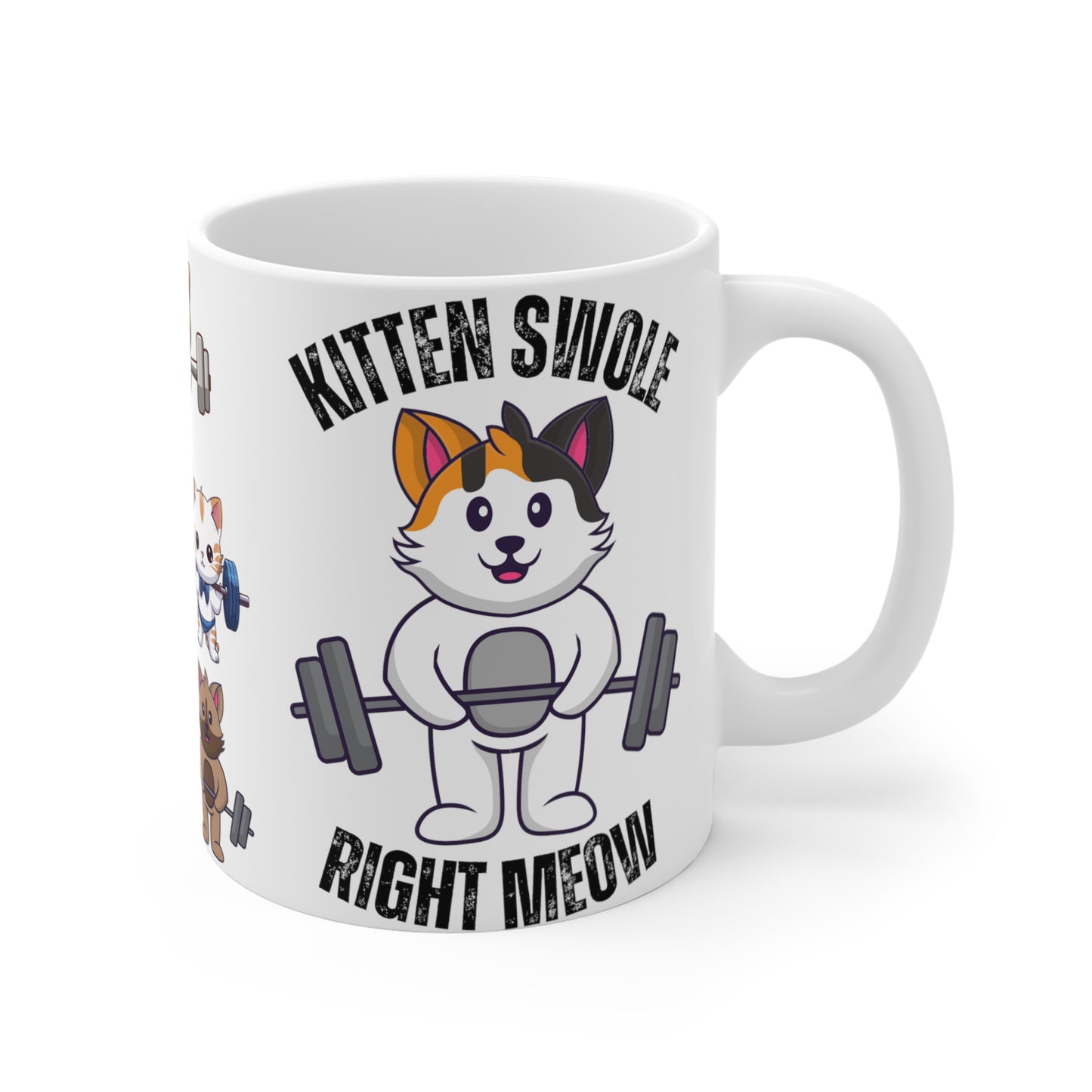 Gym Mug Funny Cats Working Out Mugs Cat Lifting Weights Mug for Coffee Lover gifts for Cat Lover Mug Funny Cat Meme Mug Cat Coffee Cup