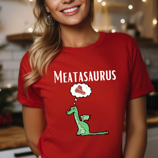 Funny Carnivore Shirt for Meat Lovers gift for Her gift for Him Meatasaurus Tshirt Funny Dinosaurs Tshirts for BBQ gift Barbecue t Shirt