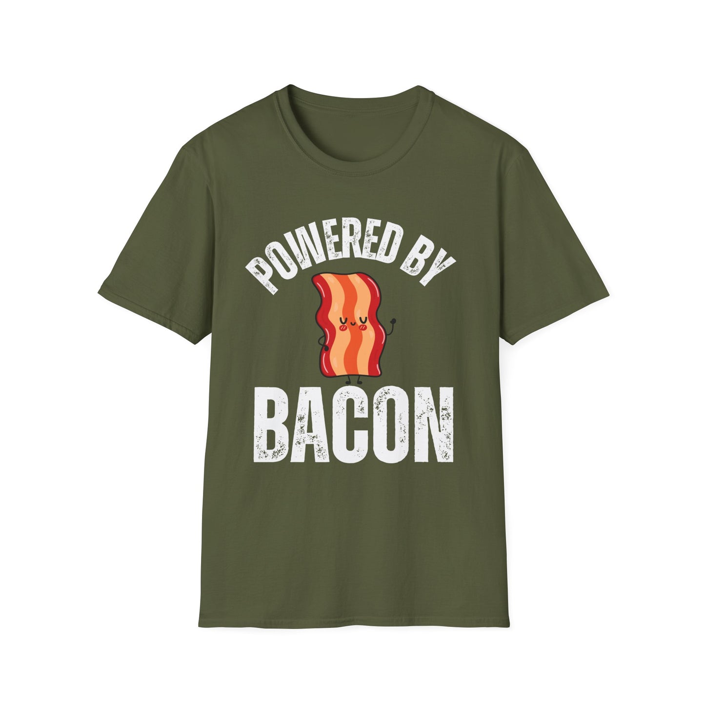 Bacon Shirt - Powered By BACON T-shirt for Meat Lover Shirt for Meat Lover gift for Bacon Lover gift for Carnivore T Shirt