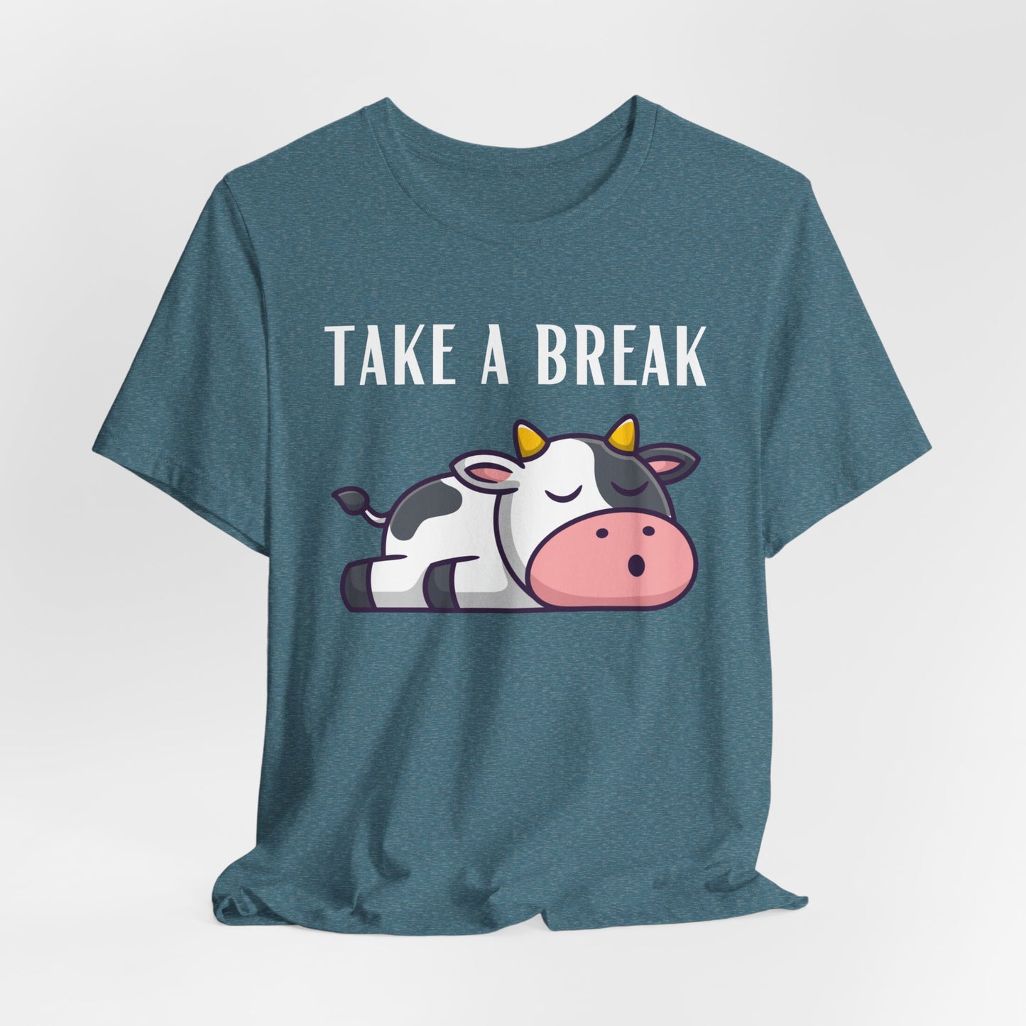 Cute Cow Shirts for Farmers wife gift for Farming T-shirt for Cow Lover gifts for Her Funny Cow Shirt TAKE A BREAK T Shirt