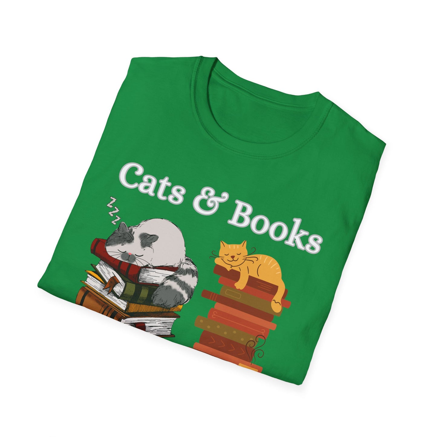 Cat T-shirt for Reader gift Funny Cat Shirt Reading Cats T shirt for Cat Lover gift Cats Books Shirt T-shirt Book Lover Gift